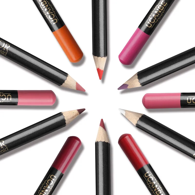 Lippie 12pcs Professional Lip Liner Pencil
