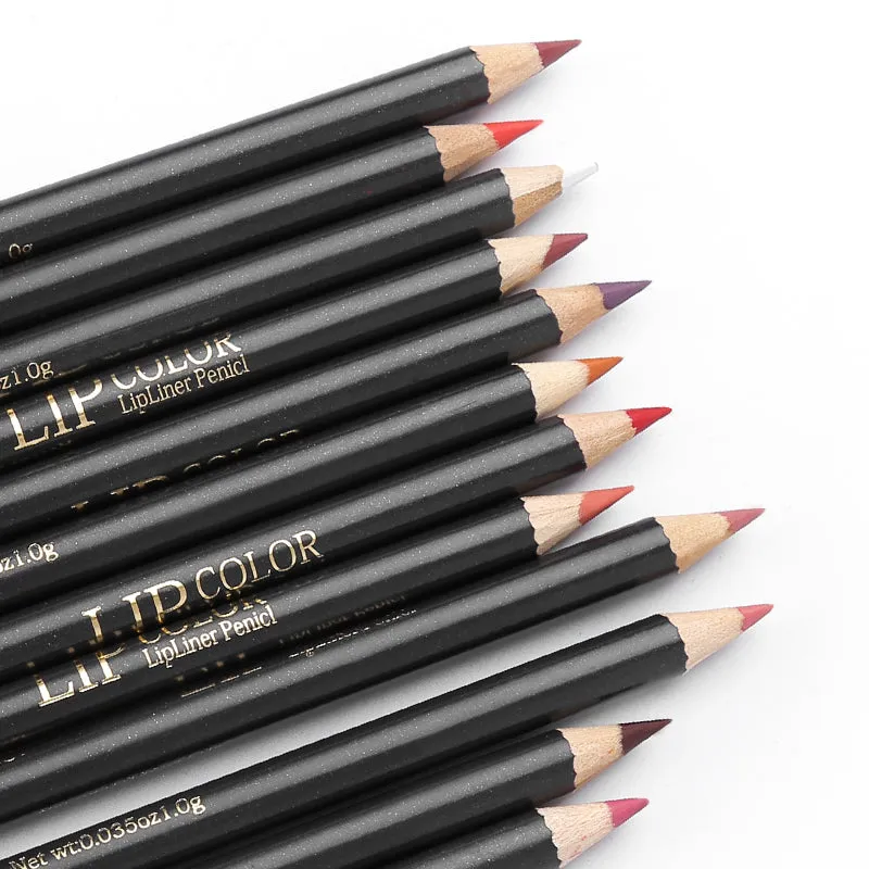 Lippie 12pcs Professional Lip Liner Pencil