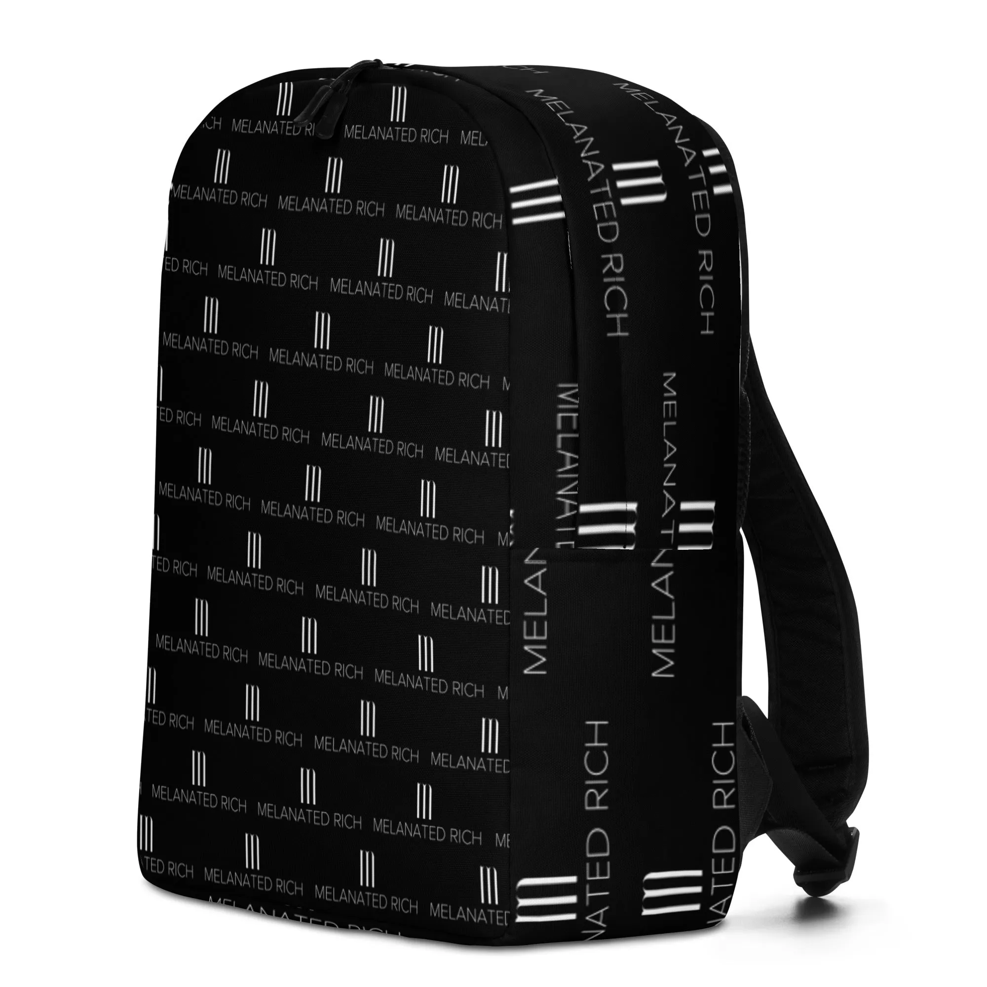 Logo Black Minimalist Backpack