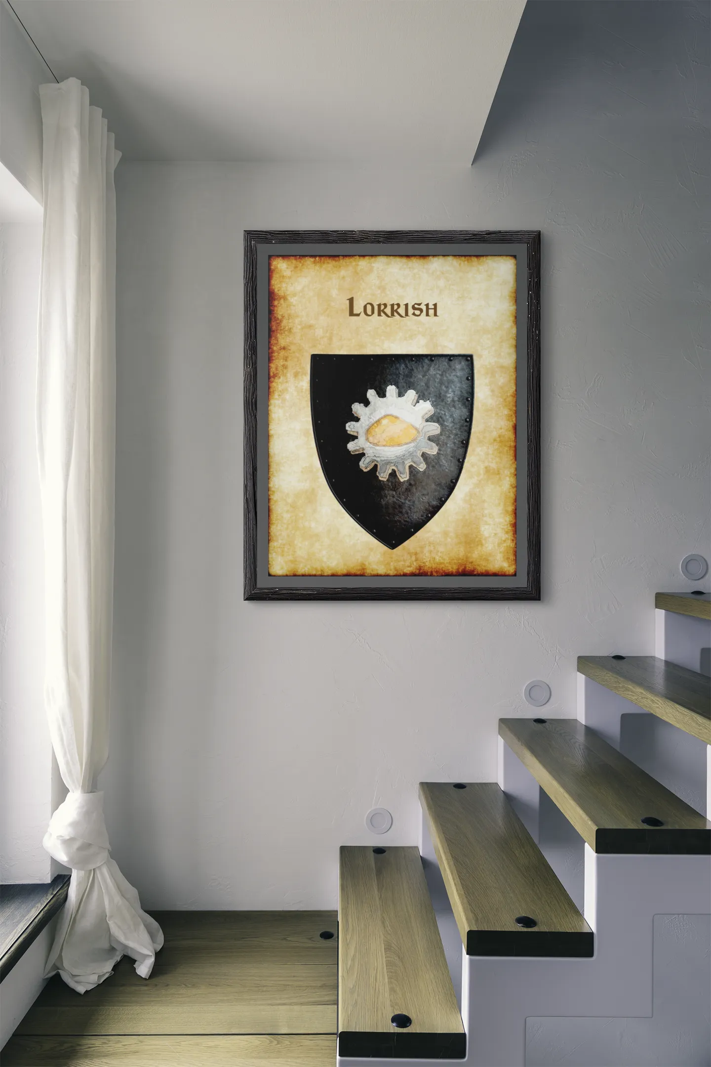 Lorrish Heraldry of Greyhawk Anna Meyer Cartography Canvas Art Print
