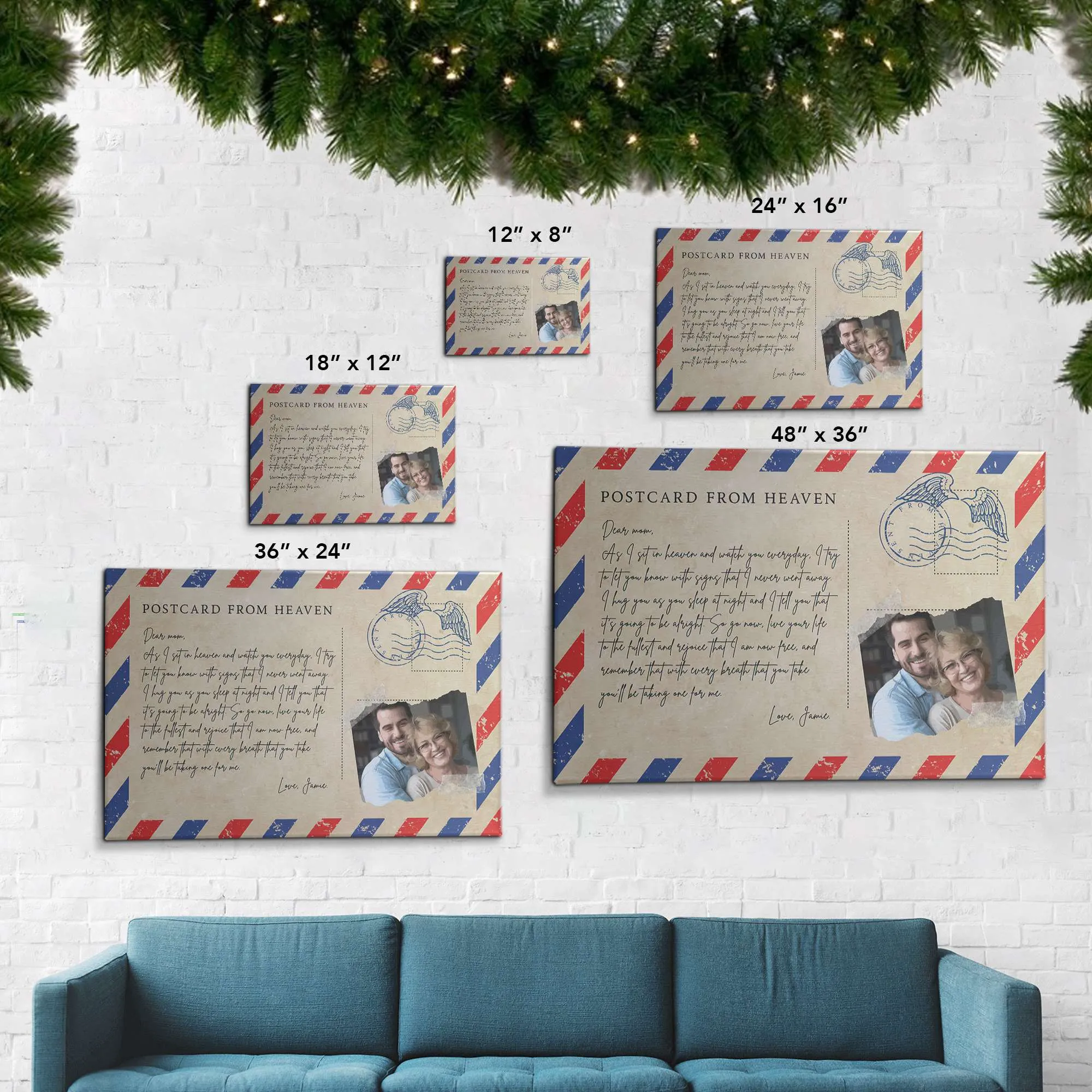 Loss of Son Gift for Mother, Son Memorial Canvas, Sympathy Wall Art, Remembrance Gift, Loving Memory of Son Keepsake, Condolence Gift