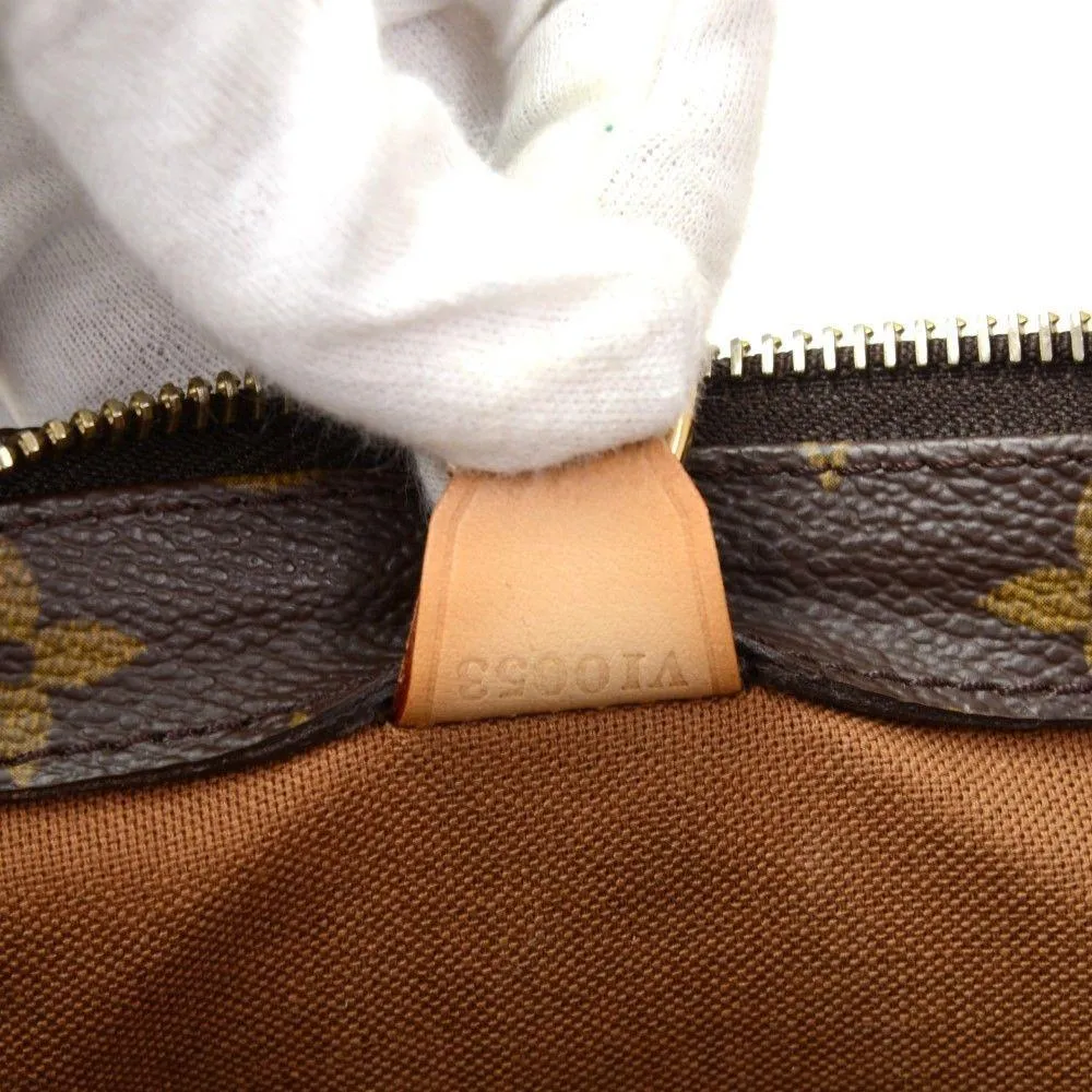 LOUIS VUITTON Cabas Piano Monogram Canvas Shoulder Handbag