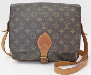 LOUIS VUITTON Cartouchiere GM Monogram Crossbody Bag