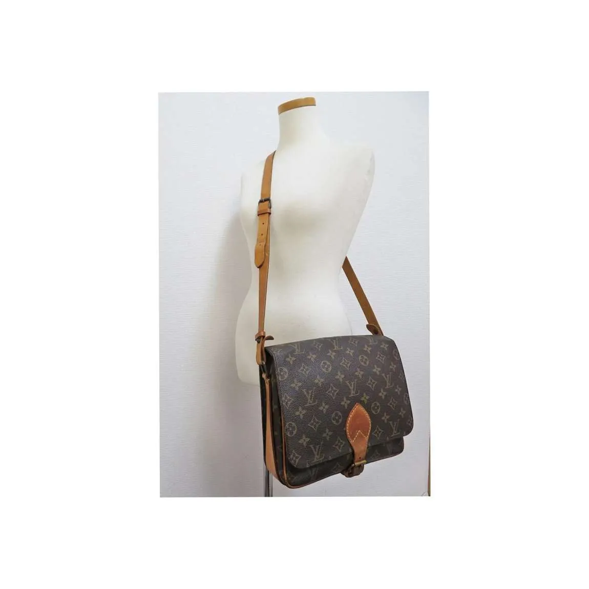 LOUIS VUITTON Cartouchiere GM Monogram Crossbody Bag
