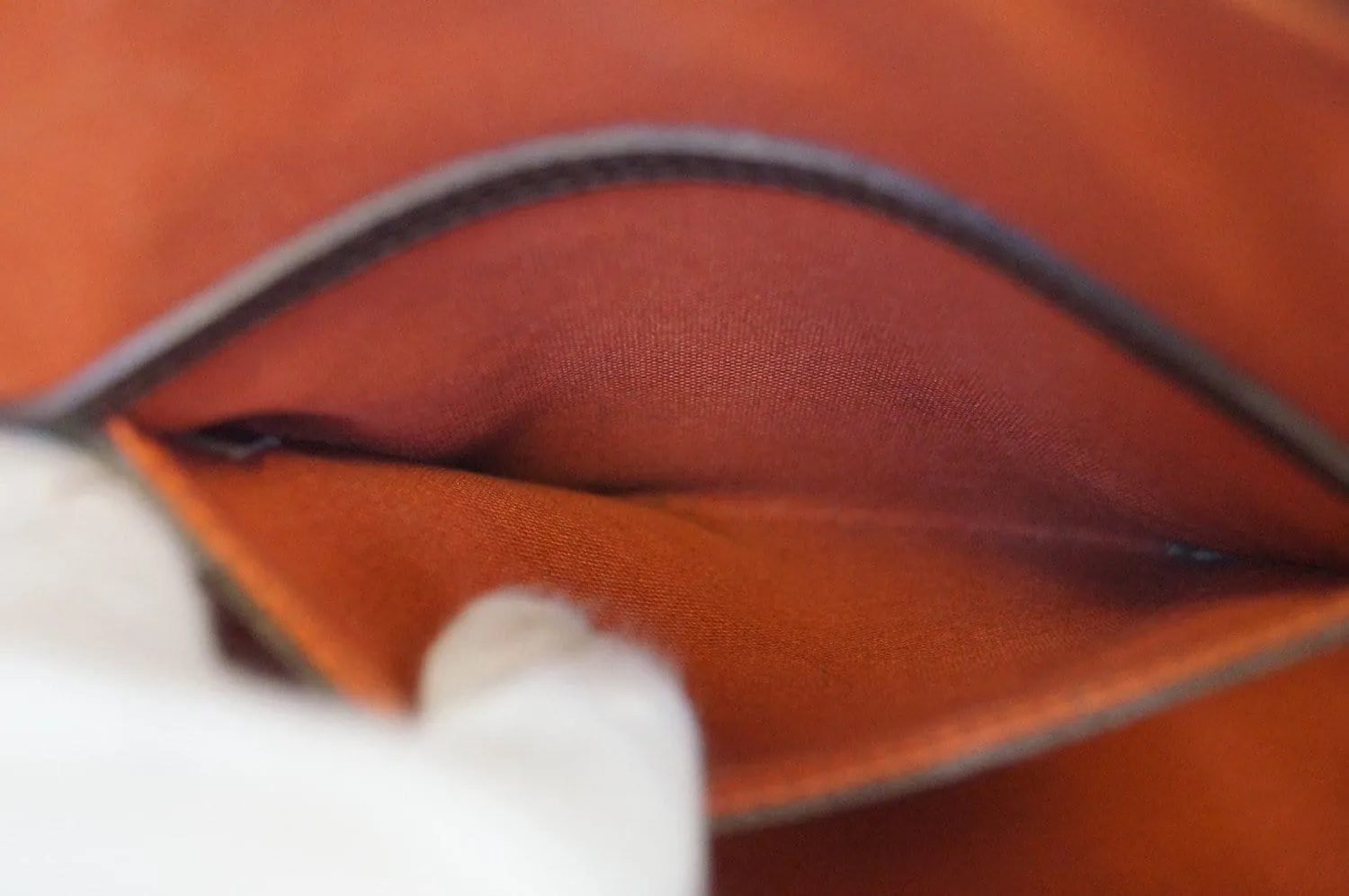 LOUIS VUITTON Damier Ebene Alma Brown Handbag