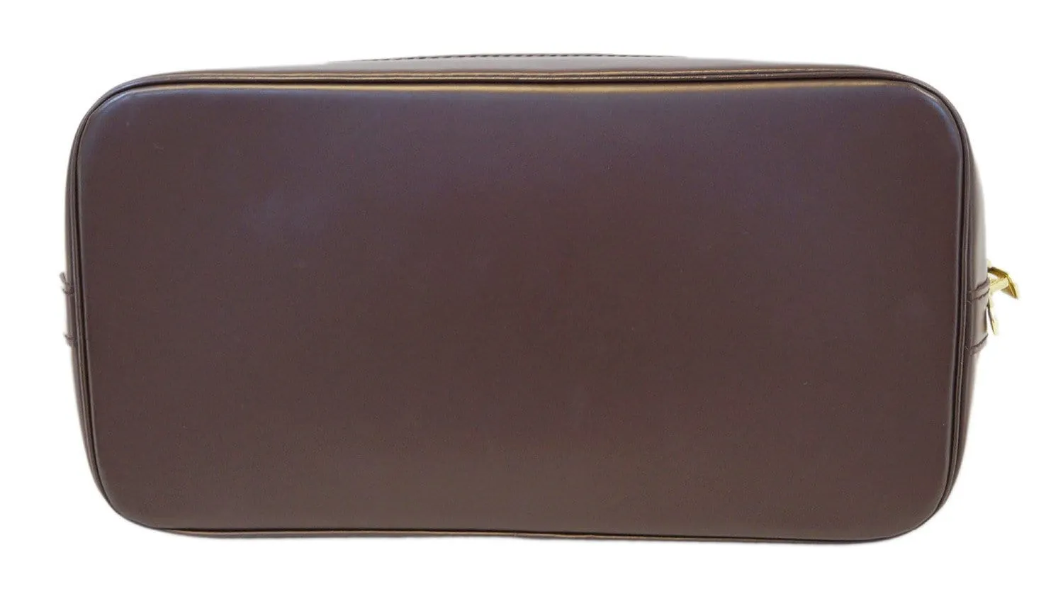 LOUIS VUITTON Damier Ebene Alma Brown Handbag