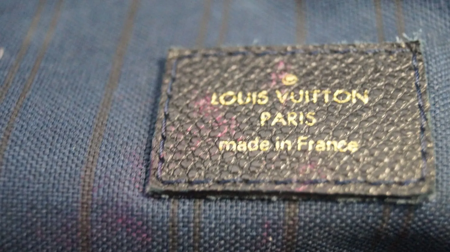 Louis Vuitton Empreinte Artsy MM Blue Infini Monogram Shoulder Bag