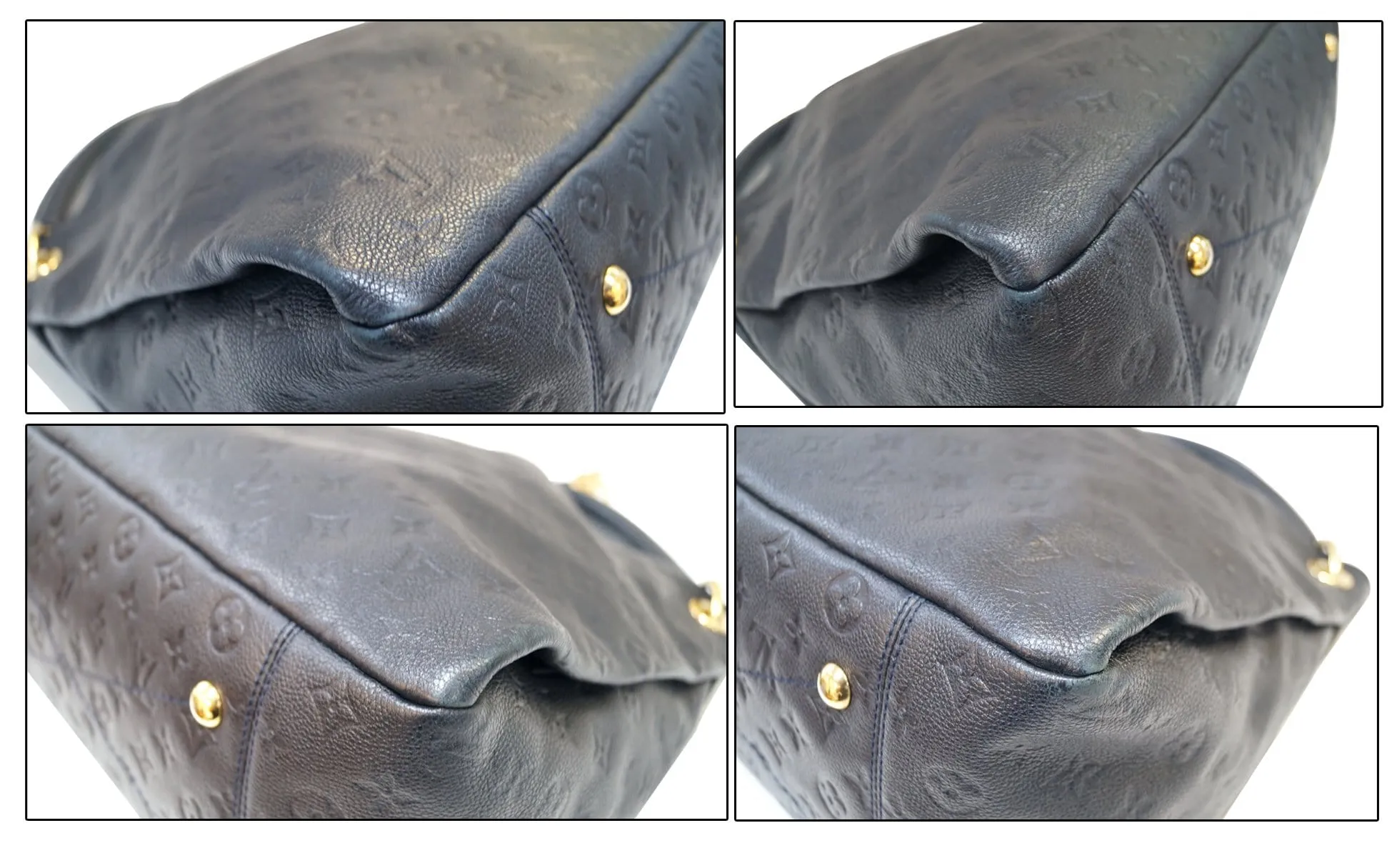 Louis Vuitton Empreinte Artsy MM Blue Infini Monogram Shoulder Bag