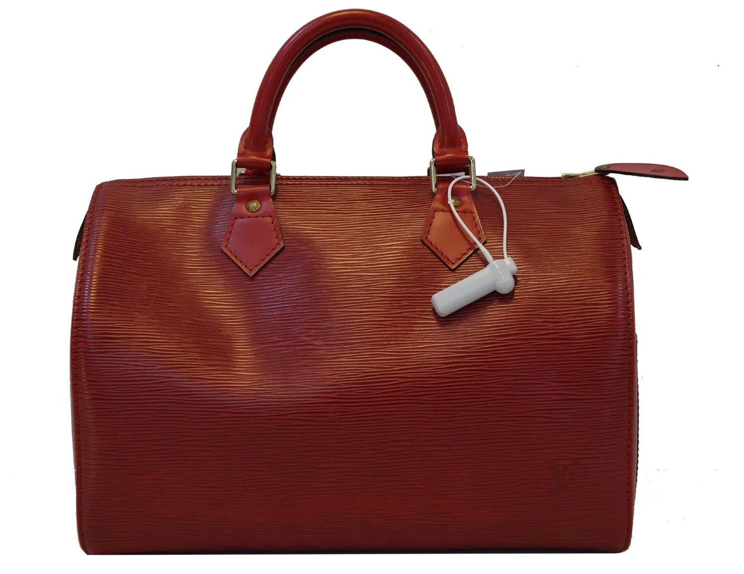 LOUIS VUITTON Epi Leather Red Speedy 30 Bag
