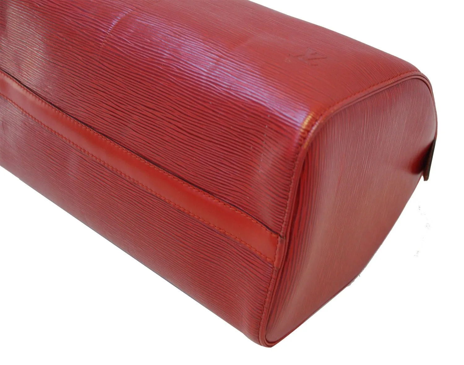 LOUIS VUITTON Epi Leather Red Speedy 30 Bag