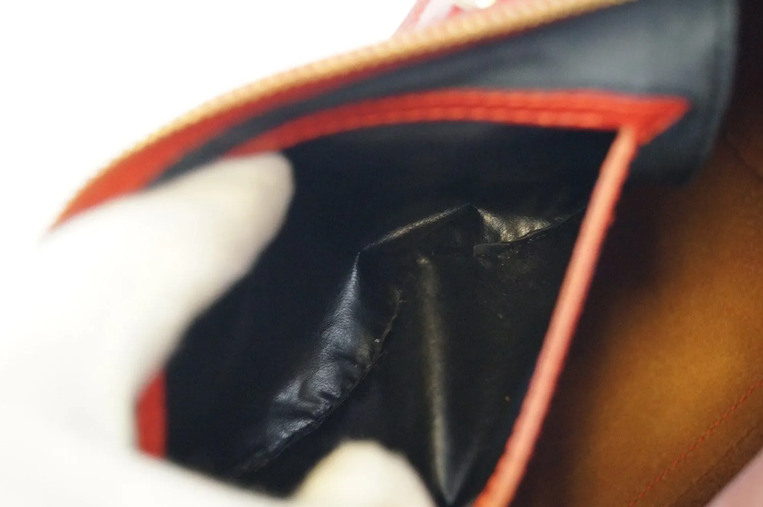 LOUIS VUITTON Epi Leather Red Speedy 30 Bag