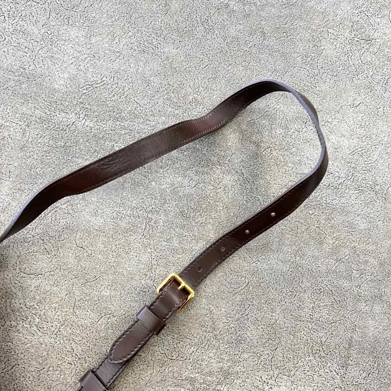 Louis Vuitton Handbag "DAMIER EBENE" Used Brown Size PM