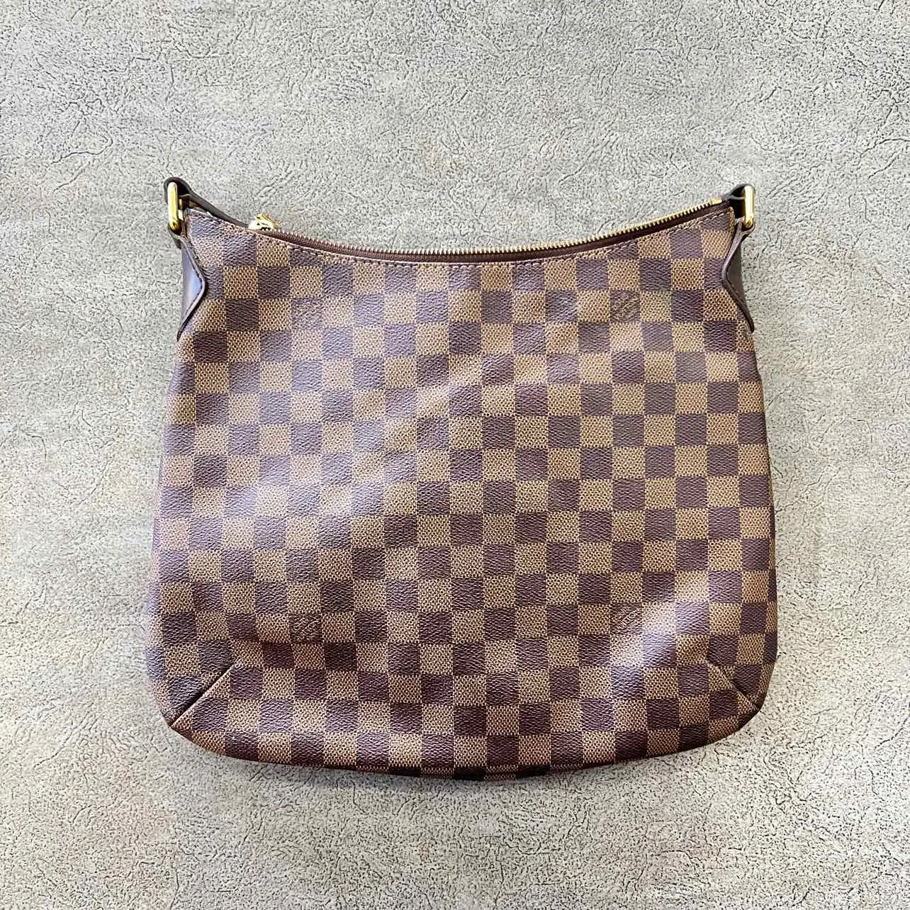 Louis Vuitton Handbag "DAMIER EBENE" Used Brown Size PM