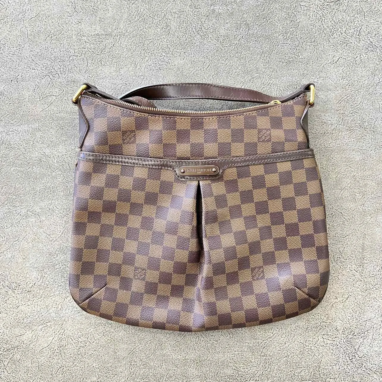 Louis Vuitton Handbag "DAMIER EBENE" Used Brown Size PM