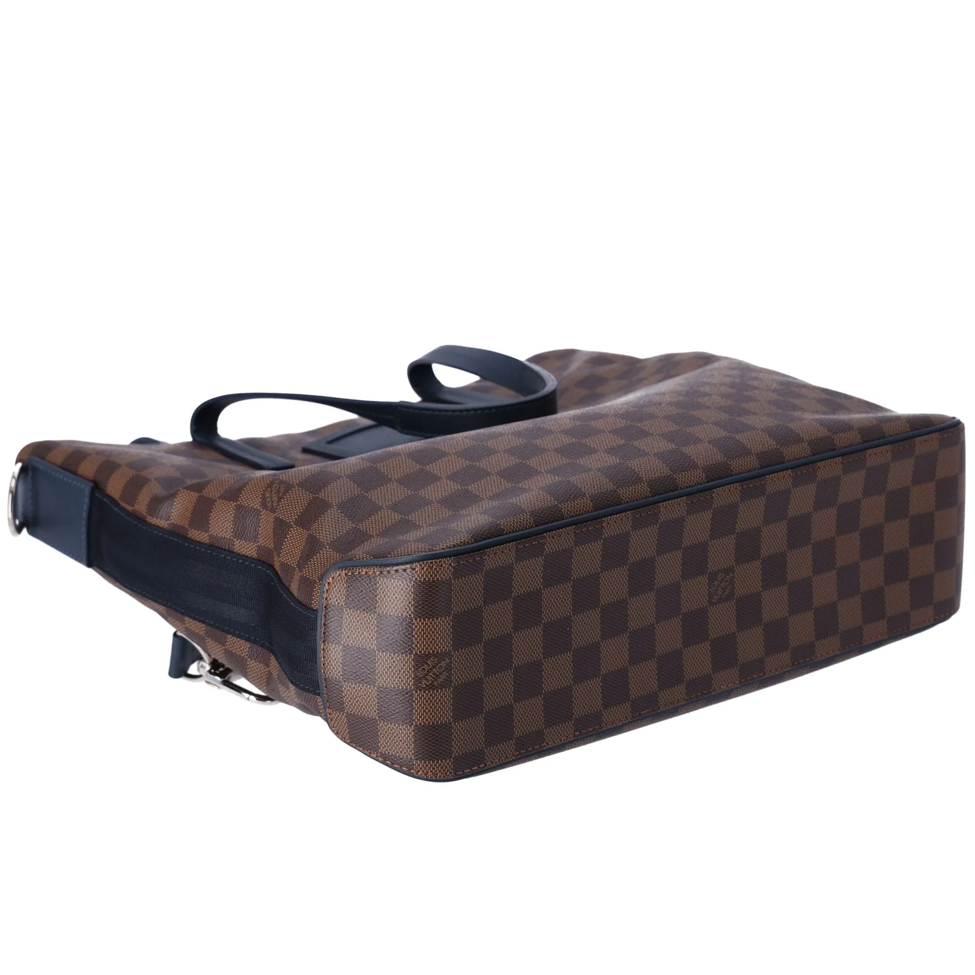 Louis Vuitton Herald Damier Ebene Tote Bag N41255 Blue Canvas