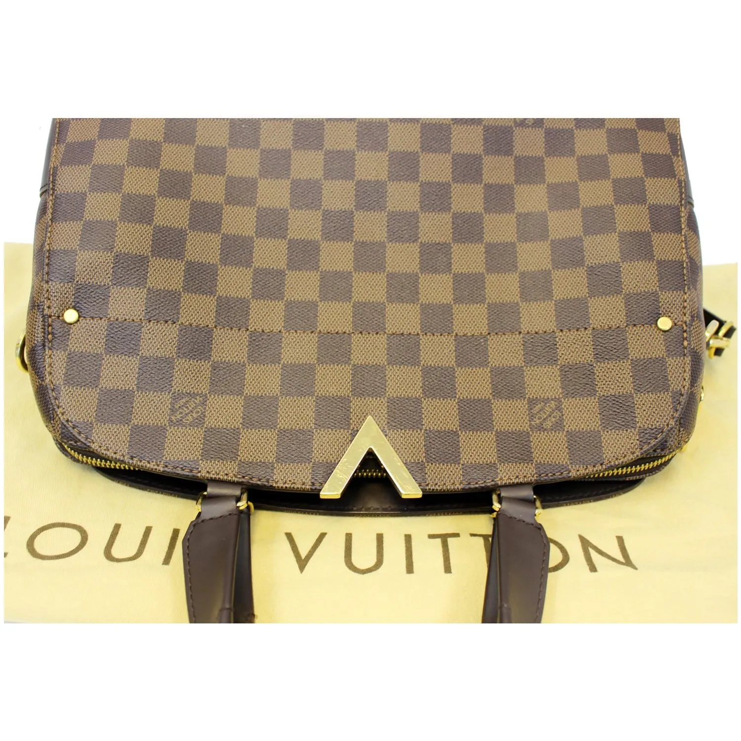 LOUIS VUITTON Kensington Bowling Damier Ebene Shoulder Handbag - Last Call