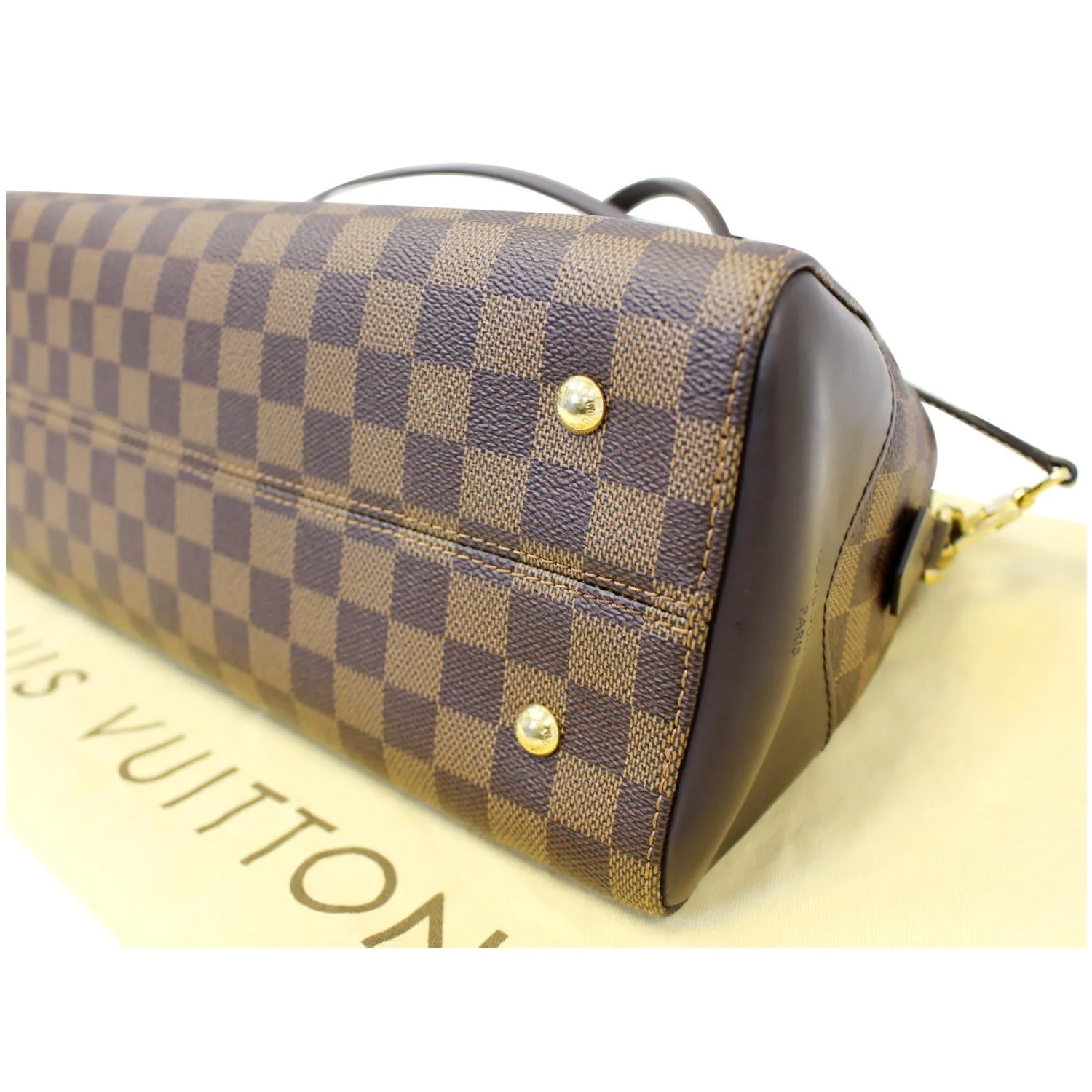 LOUIS VUITTON Kensington Bowling Damier Ebene Shoulder Handbag - Last Call