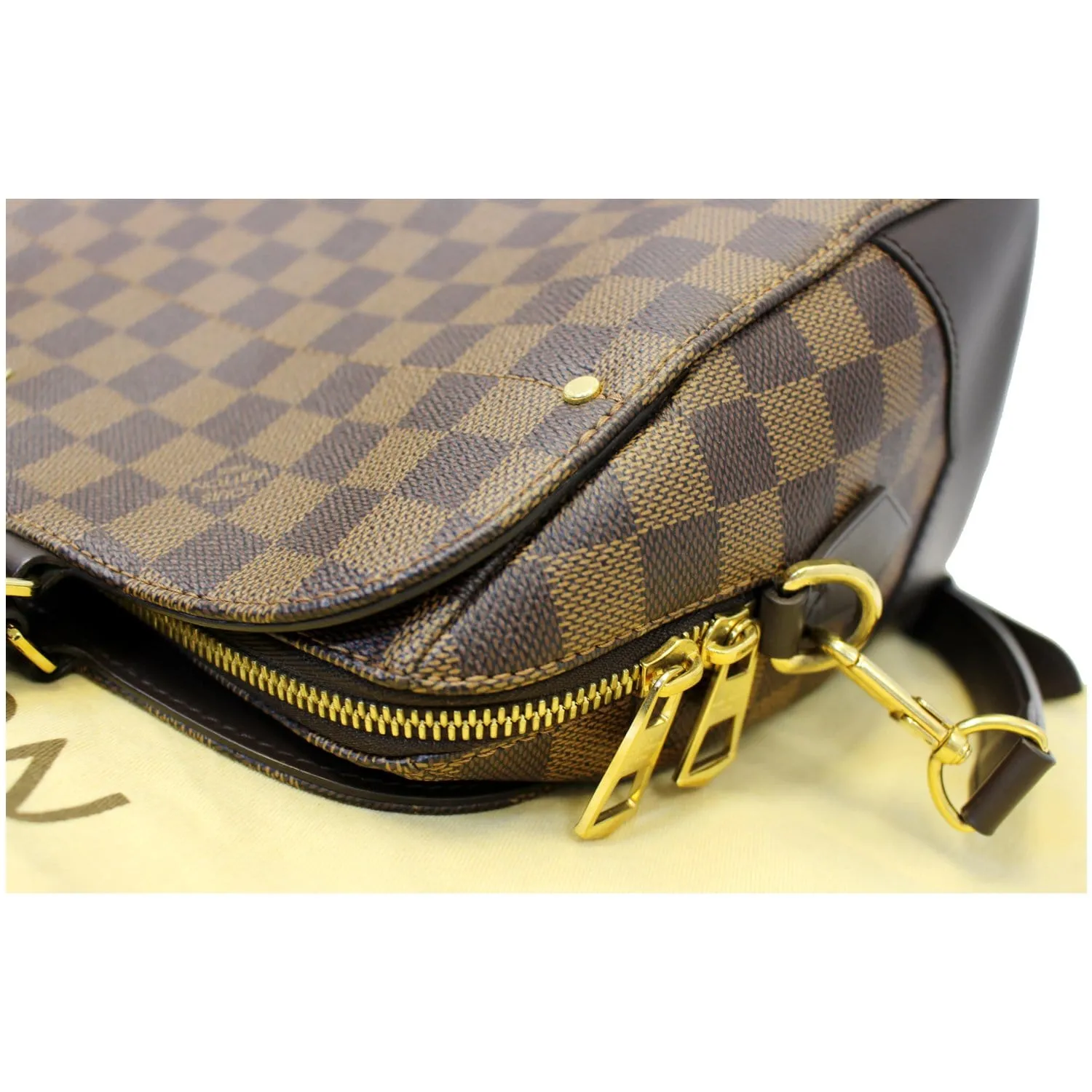 LOUIS VUITTON Kensington Bowling Damier Ebene Shoulder Handbag - Last Call