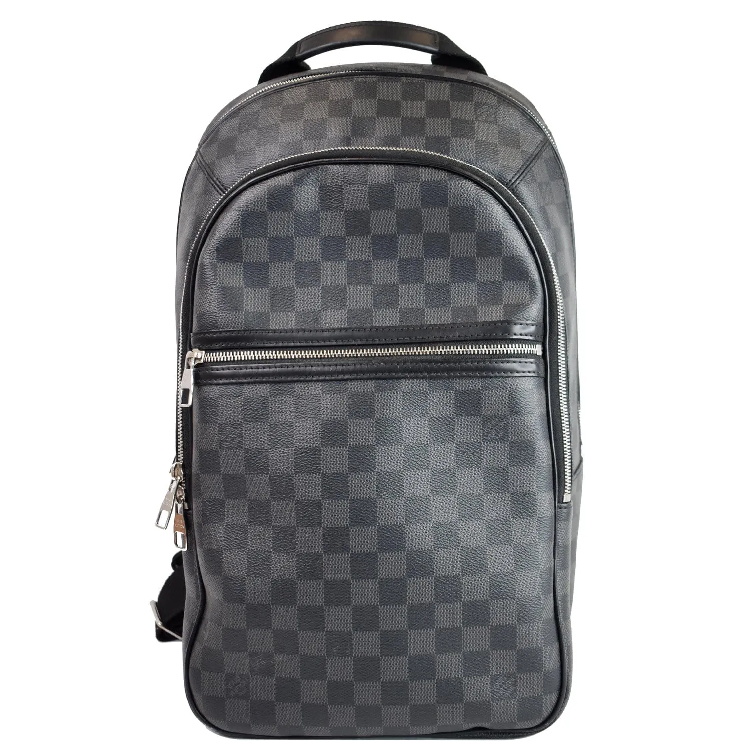 LOUIS VUITTON Michael Damier Graphite Backpack Bag Black