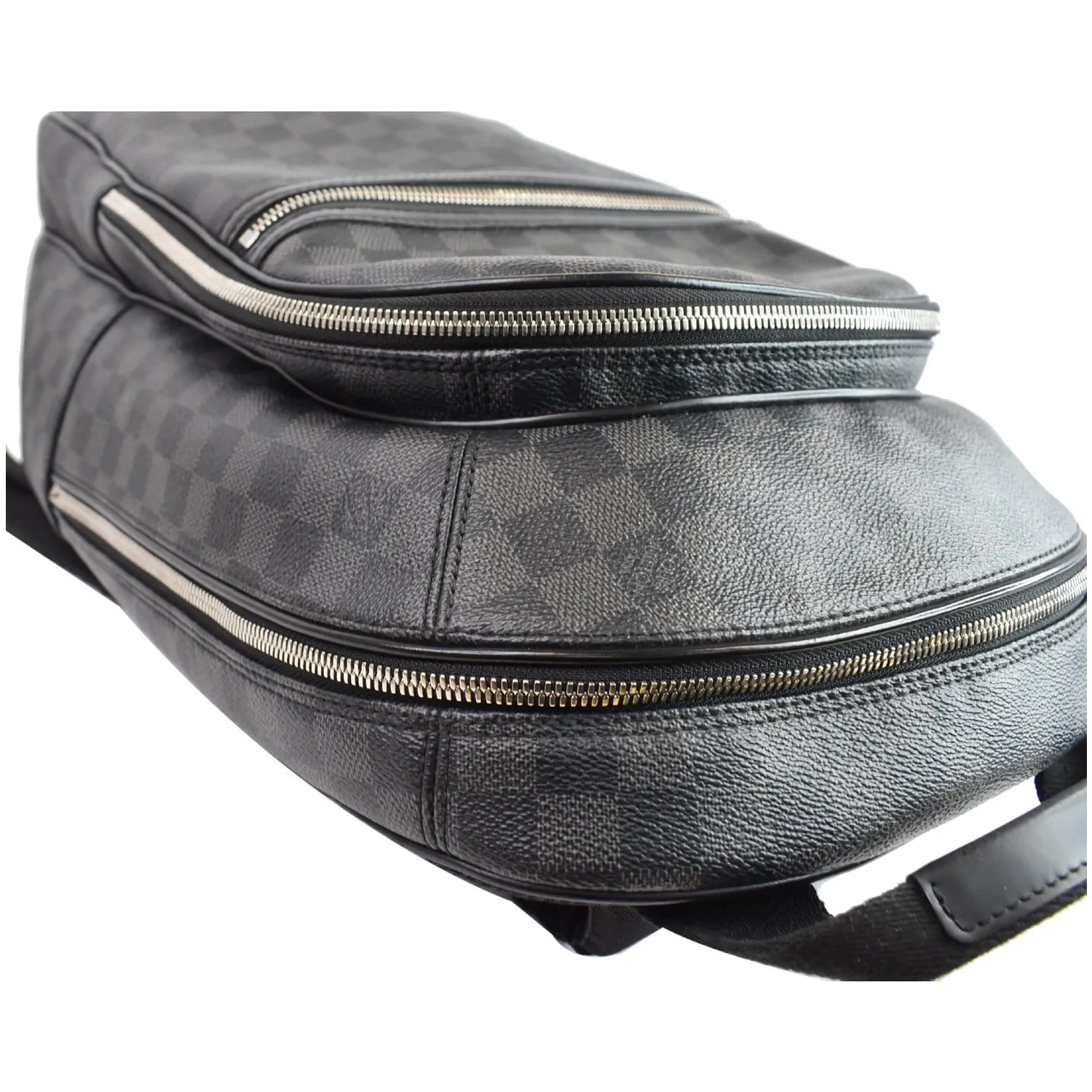LOUIS VUITTON Michael Damier Graphite Backpack Bag Black
