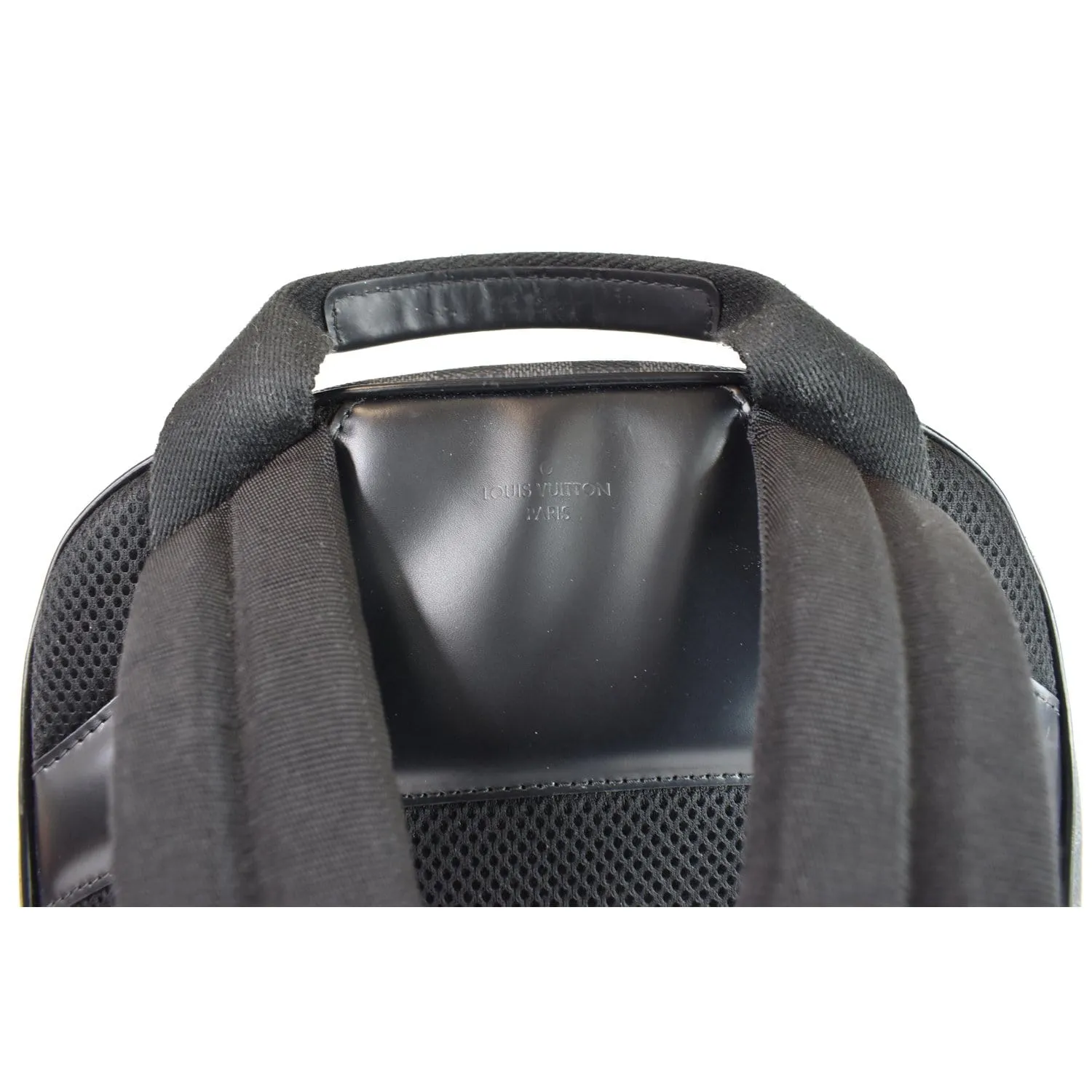 LOUIS VUITTON Michael Damier Graphite Backpack Bag Black