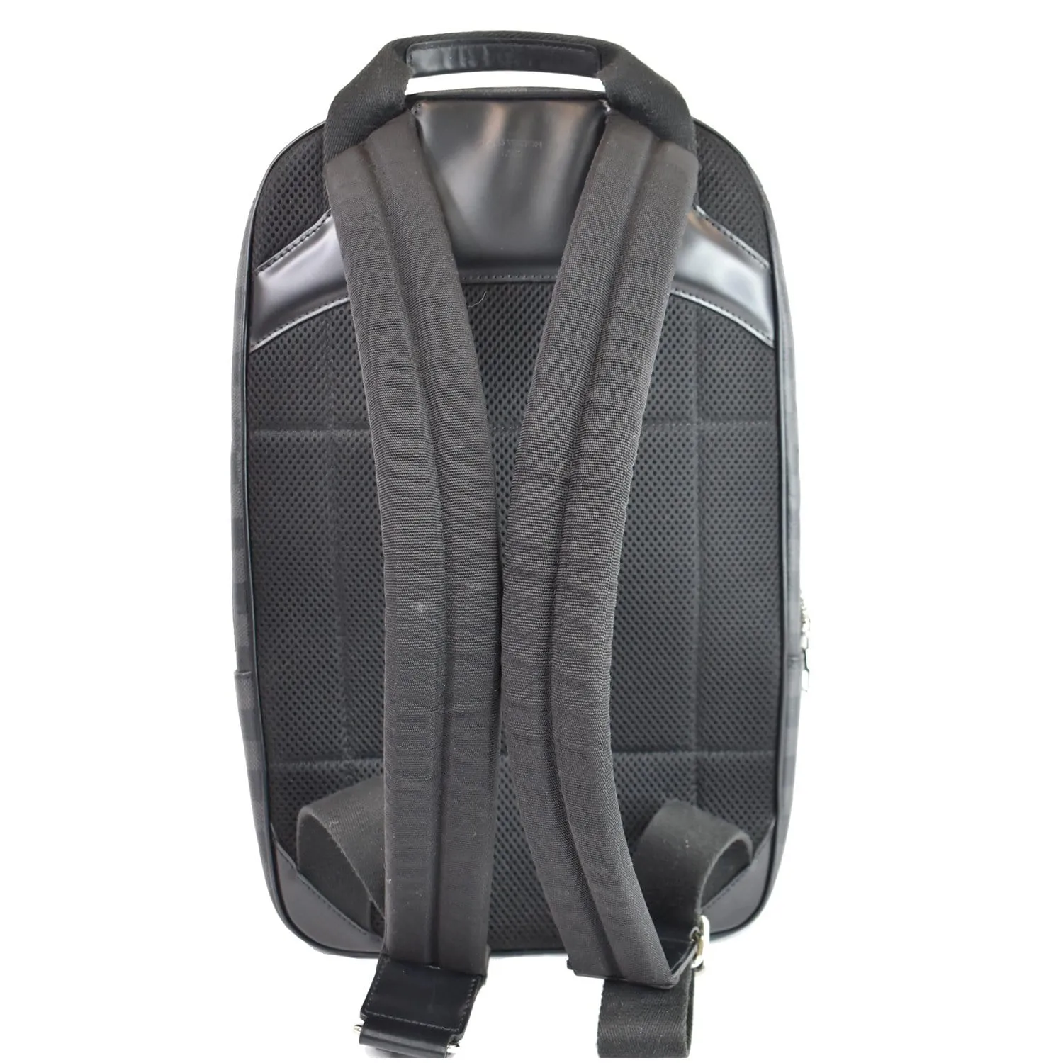 LOUIS VUITTON Michael Damier Graphite Backpack Bag Black