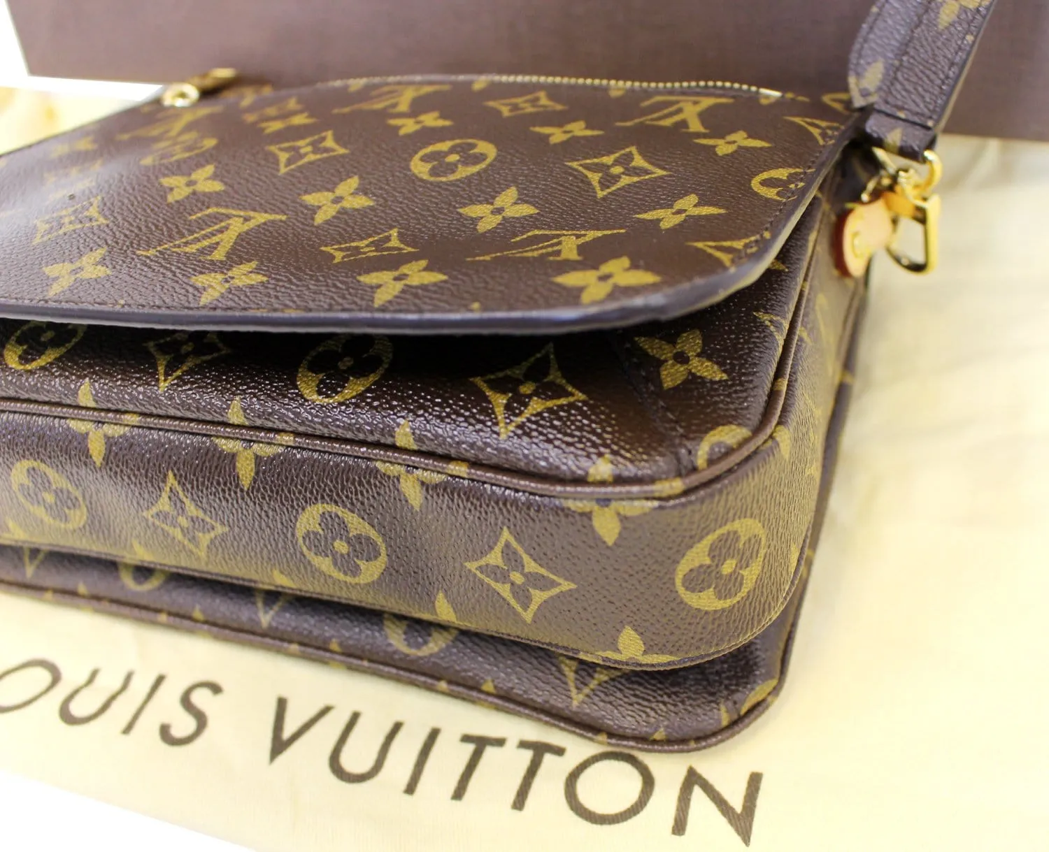 LOUIS VUITTON Monogram Canvas Metis Pochette Crossbody Bag