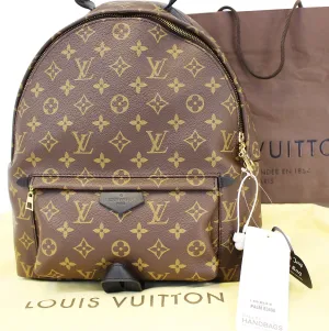 LOUIS VUITTON Monogram Canvas Palm Springs MM Backpack