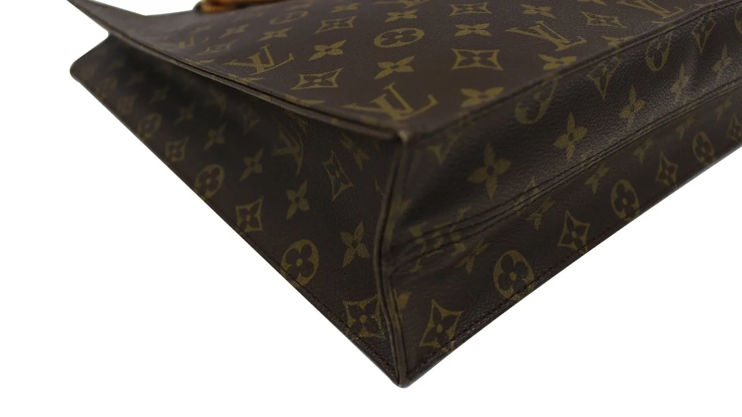 LOUIS VUITTON Monogram Canvas Sac Plat Tote Bag