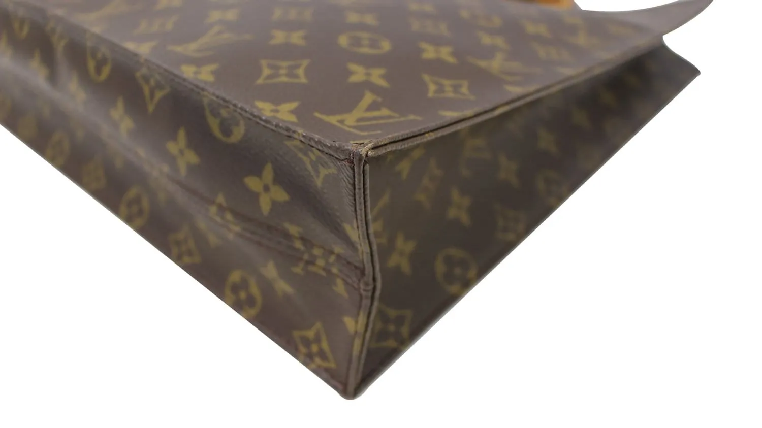 LOUIS VUITTON Monogram Canvas Sac Plat Tote Bag