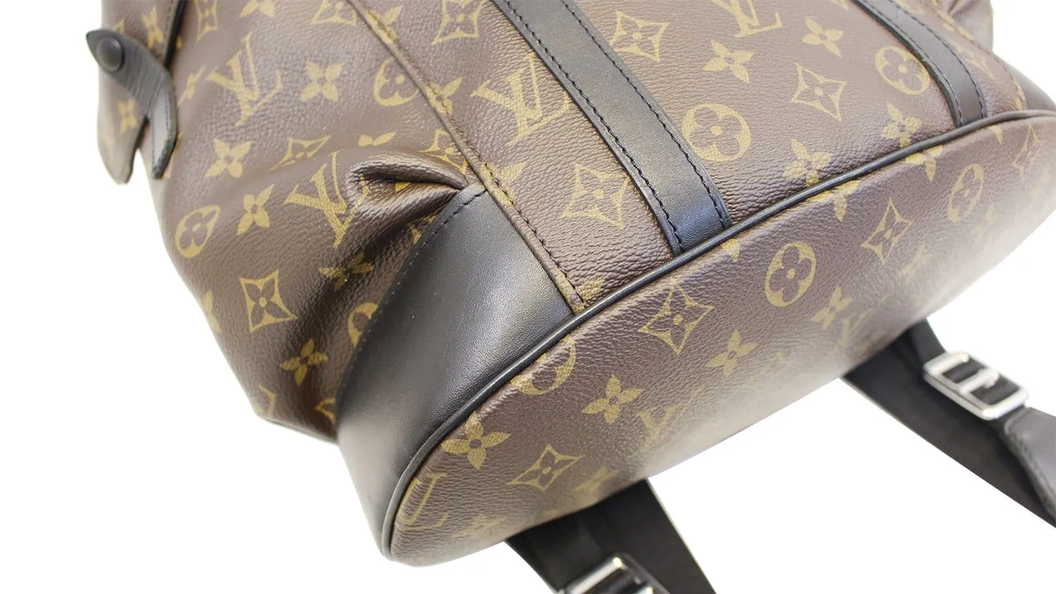 LOUIS VUITTON Monogram Macassar Canvas Christopher PM Backpack Bag