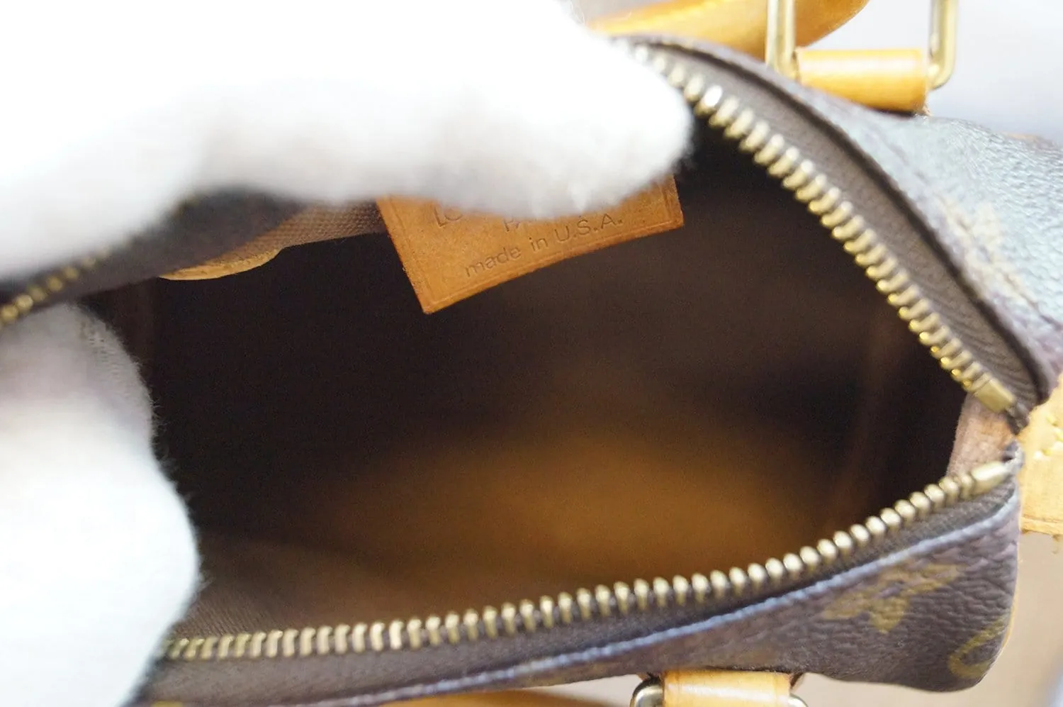 LOUIS VUITTON Monogram Mini Speedy Handbag