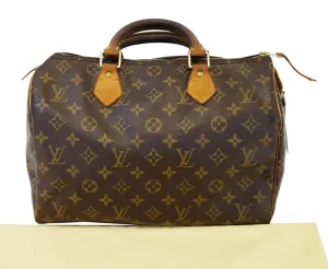 LOUIS VUITTON Monogram Speedy 30 Handbag