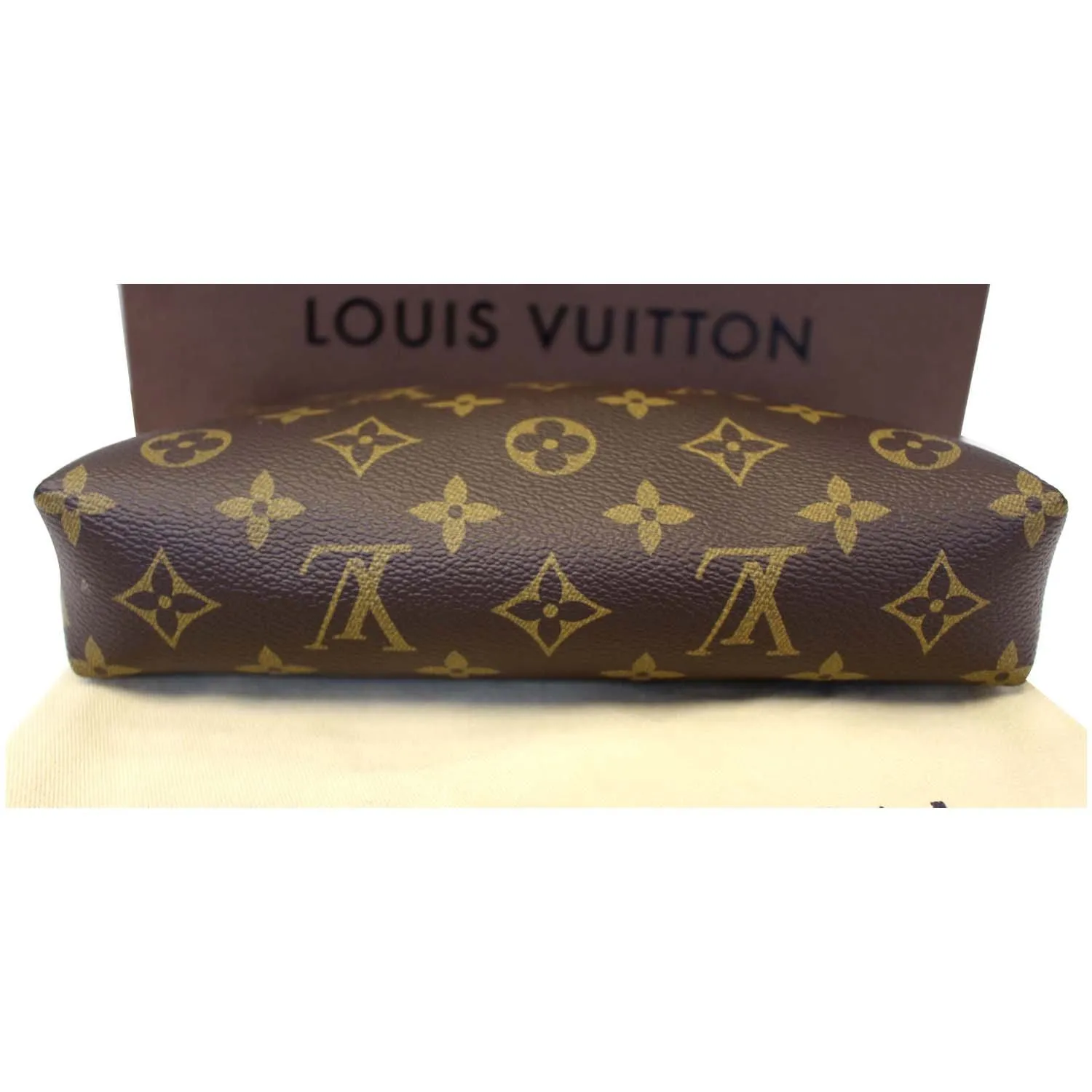 LOUIS VUITTON Pallas Monogram Canvas Clutch Crossbody Bag