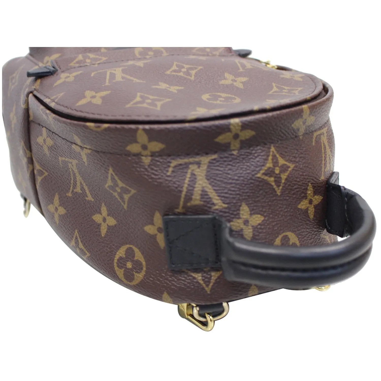 LOUIS VUITTON Palm Springs Mini Monogram Canvas Backpack Brown