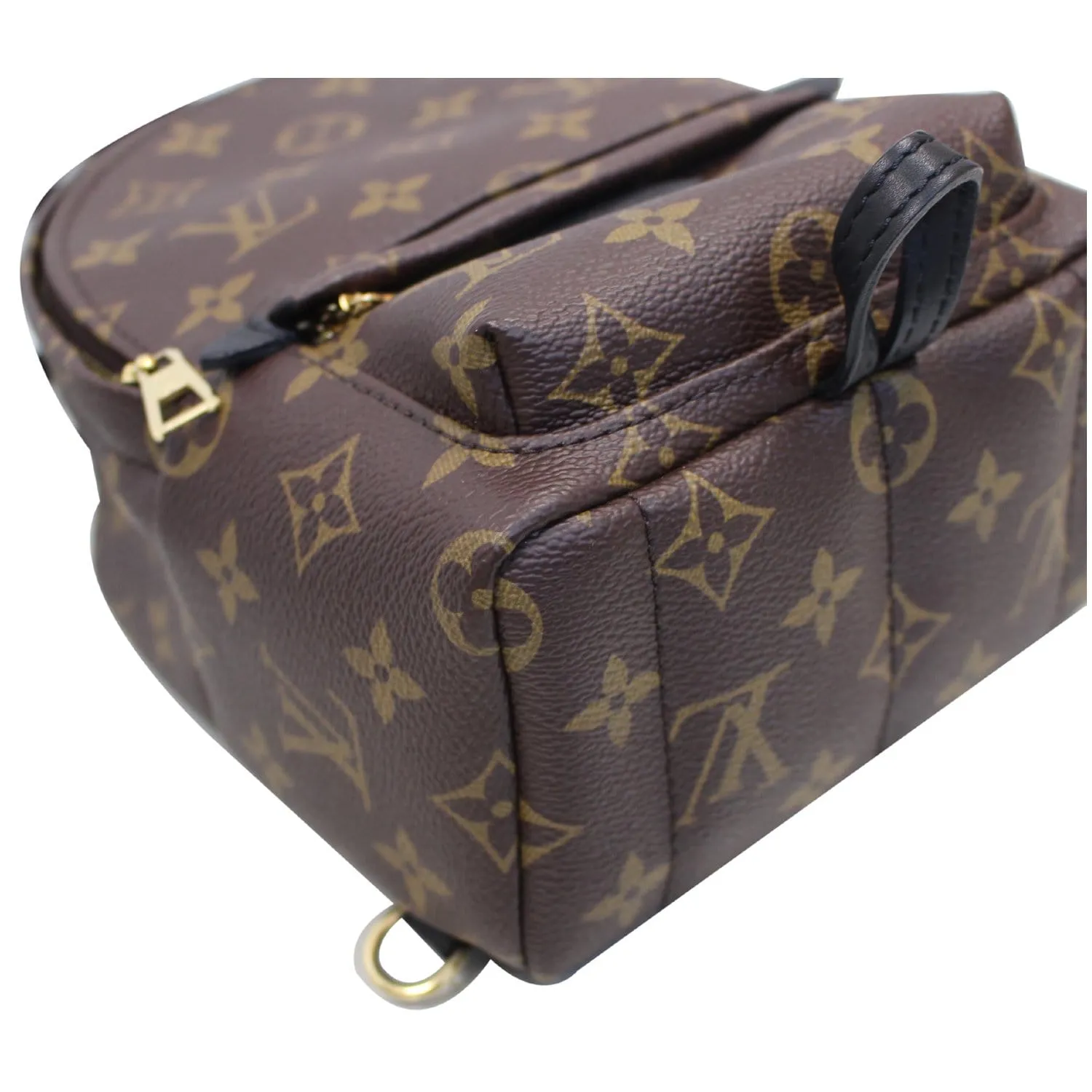 LOUIS VUITTON Palm Springs Mini Monogram Canvas Backpack Brown