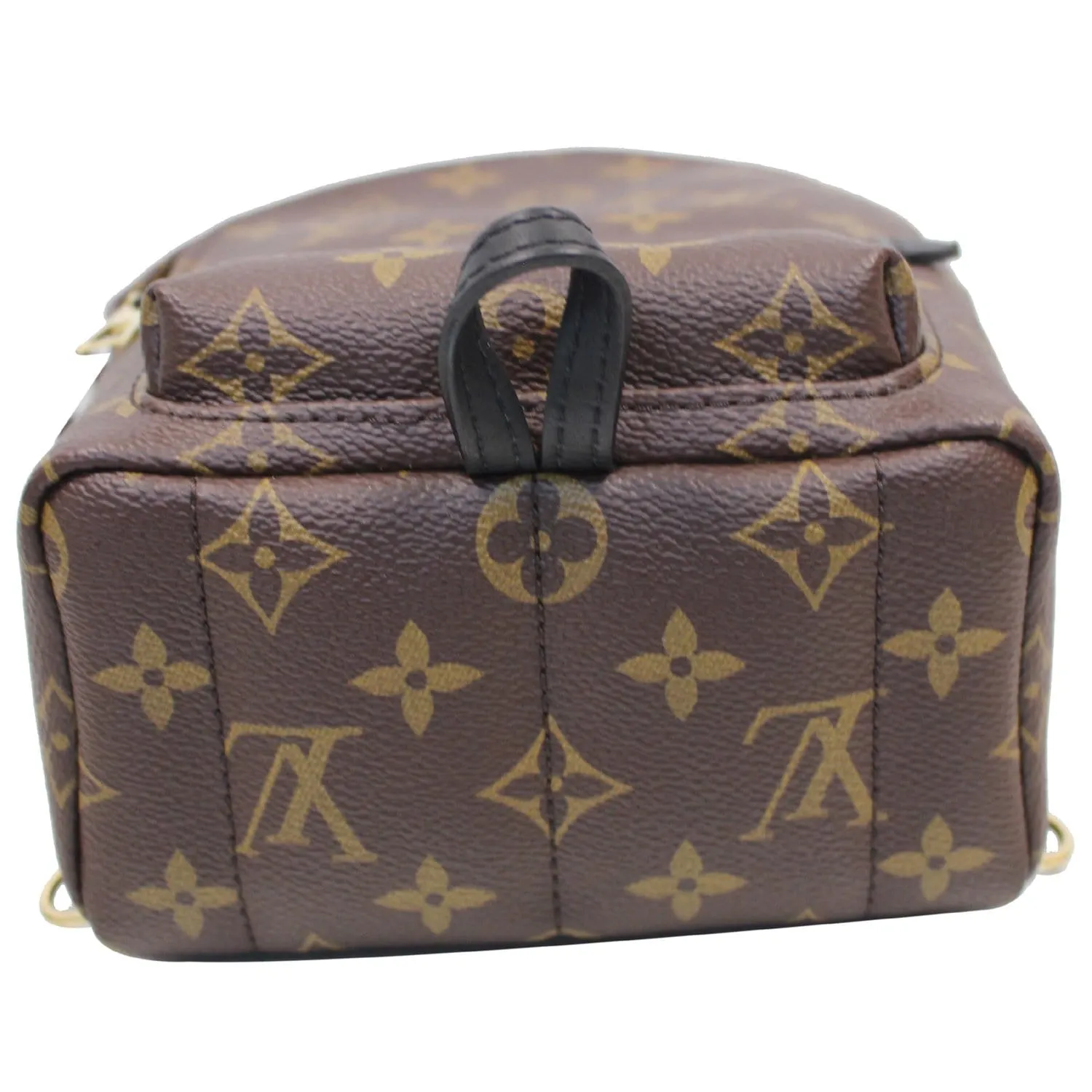 LOUIS VUITTON Palm Springs Mini Monogram Canvas Backpack Brown