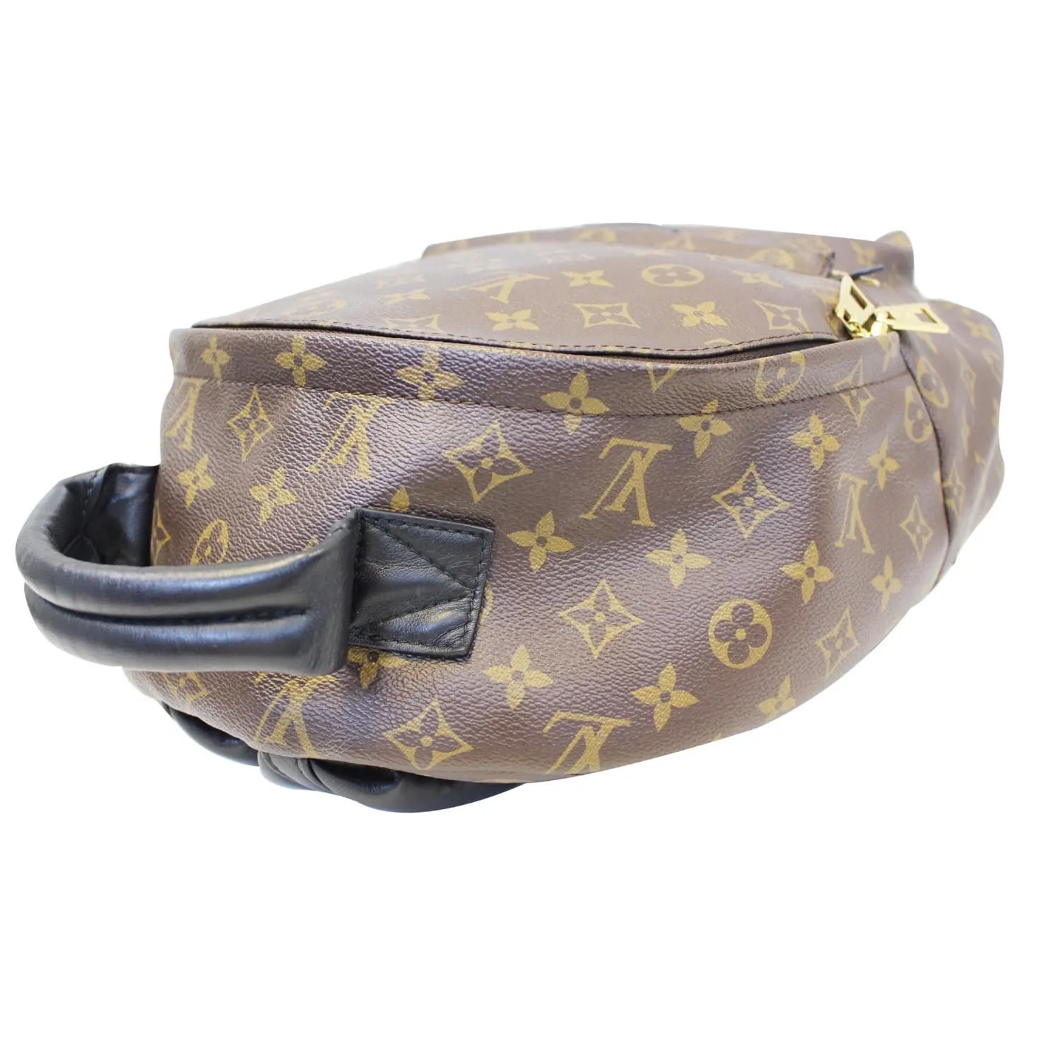LOUIS VUITTON Palm Springs MM Monogram Canvas Backpack Bag Brown