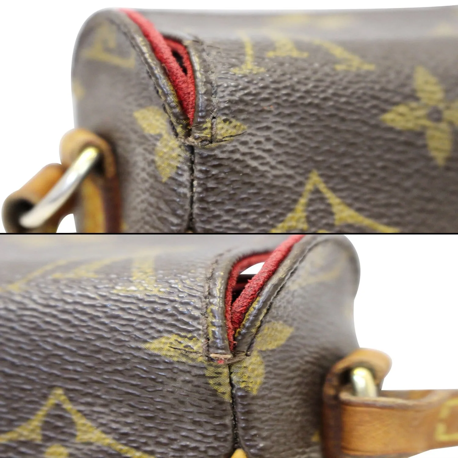 LOUIS VUITTON Recital Monogram Canvas Shoulder Handbag