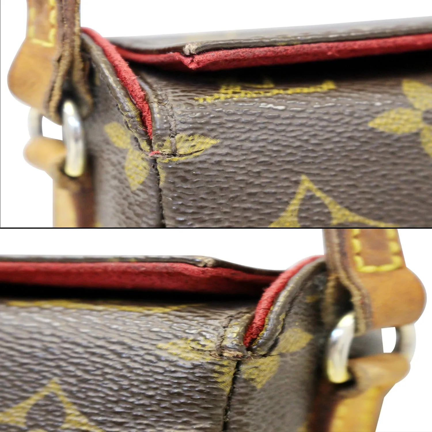 LOUIS VUITTON Recital Monogram Canvas Shoulder Handbag