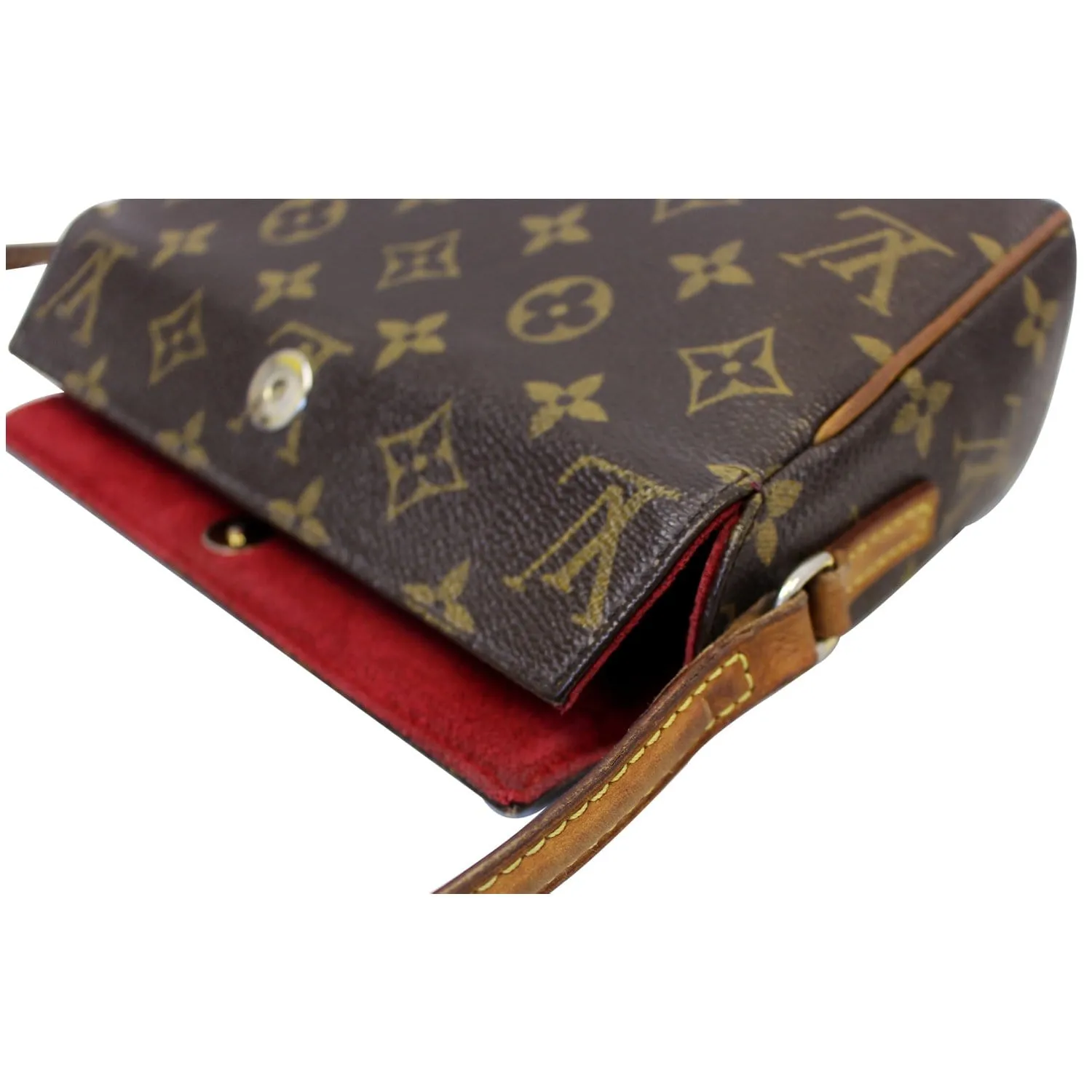 LOUIS VUITTON Recital Monogram Canvas Shoulder Handbag