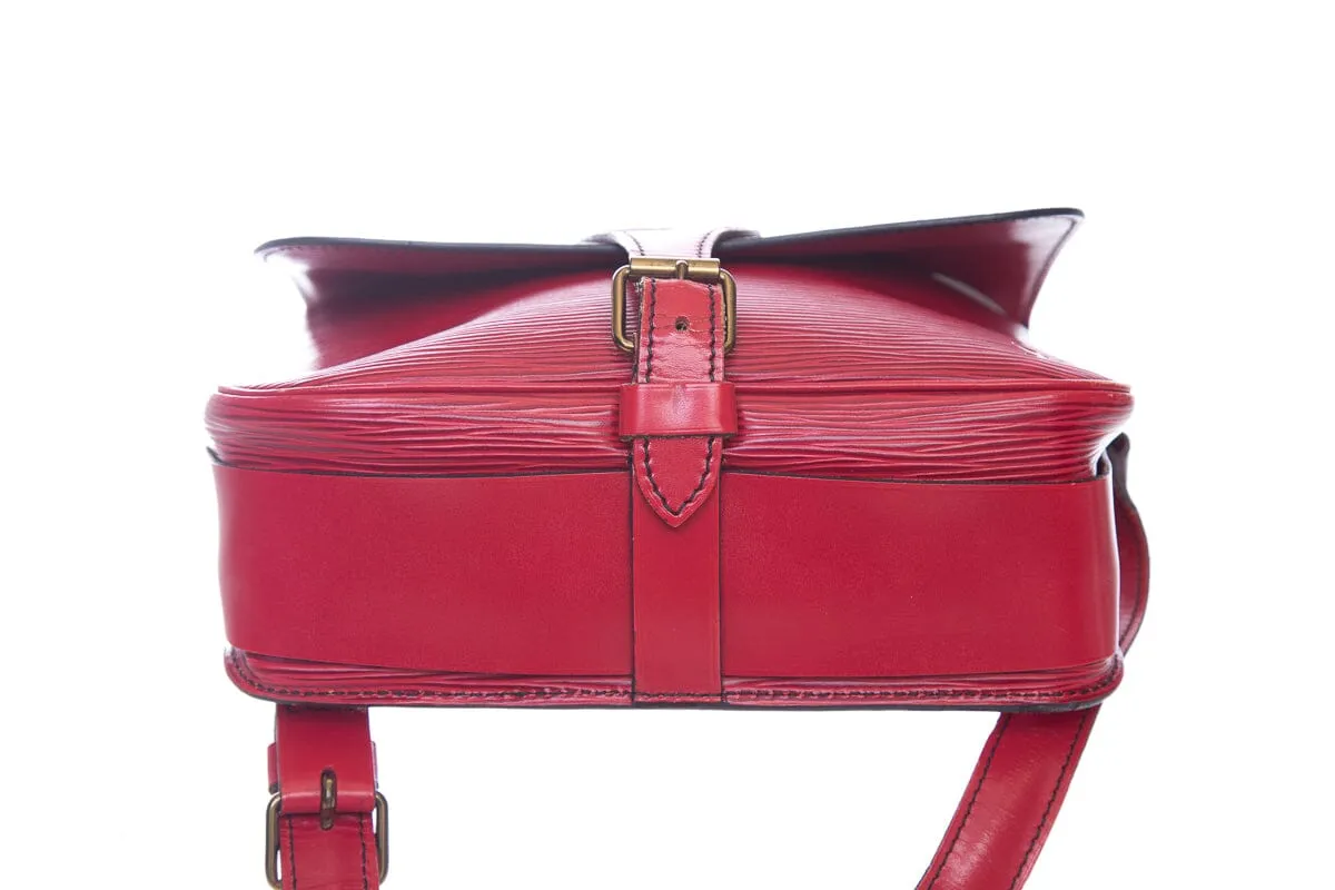 Louis Vuitton Red Epi Leather Carteserie 22 Cross-Body