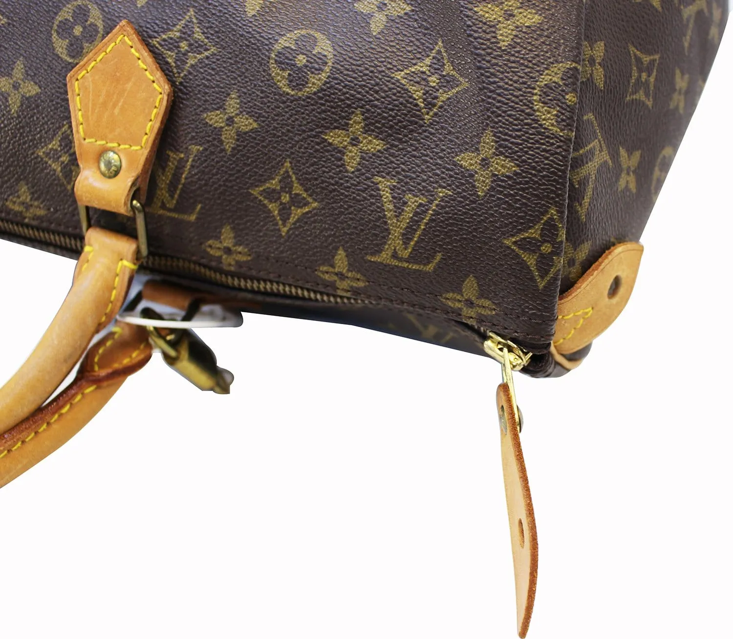 LOUIS VUITTON Speedy 40 Monogram Canvas Handbag