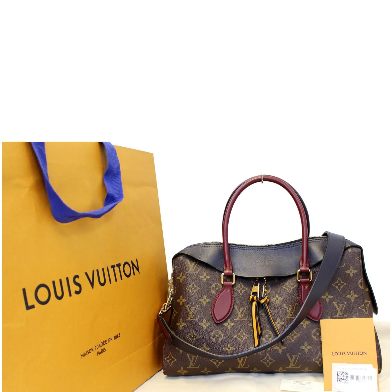 LOUIS VUITTON Tuileries Monogram Canvas Tote Shoulder Bag