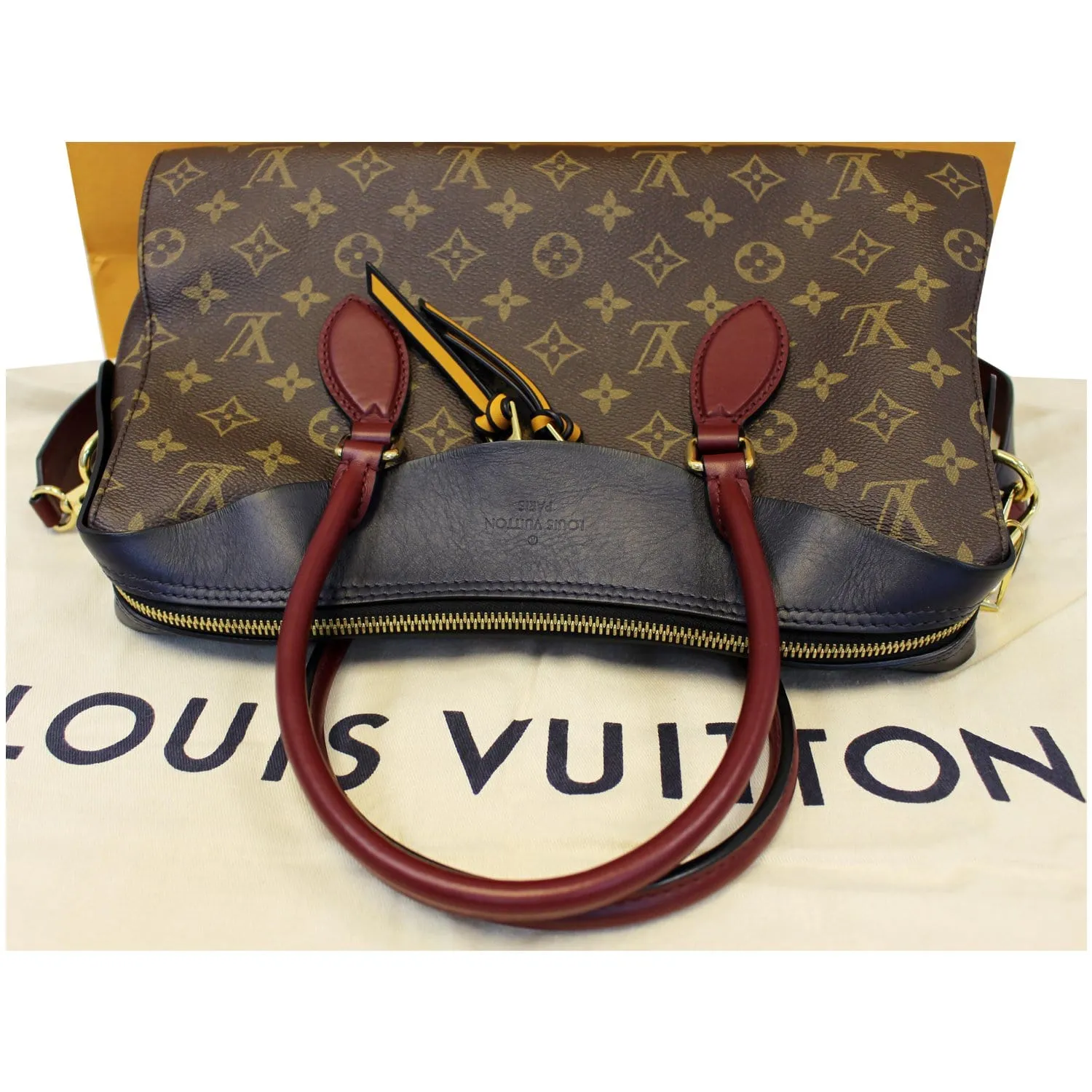 LOUIS VUITTON Tuileries Monogram Canvas Tote Shoulder Bag