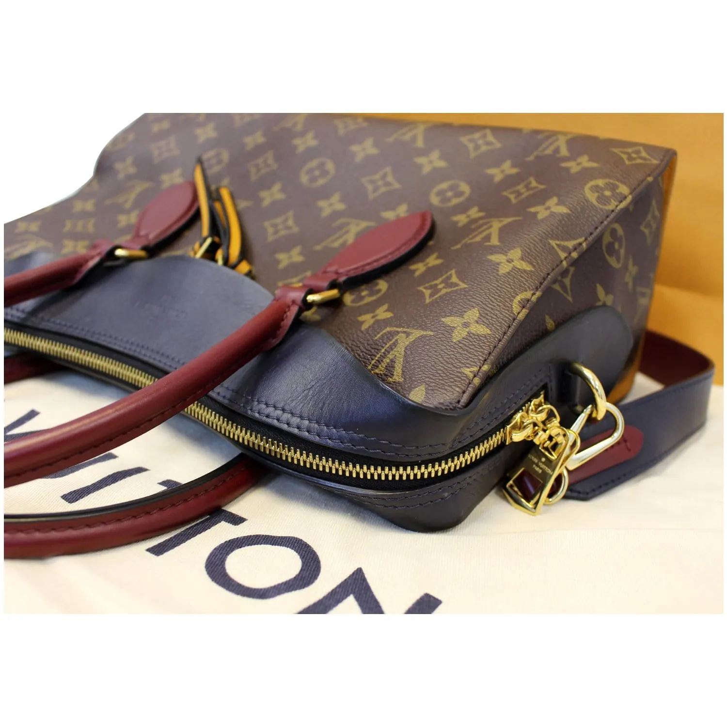 LOUIS VUITTON Tuileries Monogram Canvas Tote Shoulder Bag
