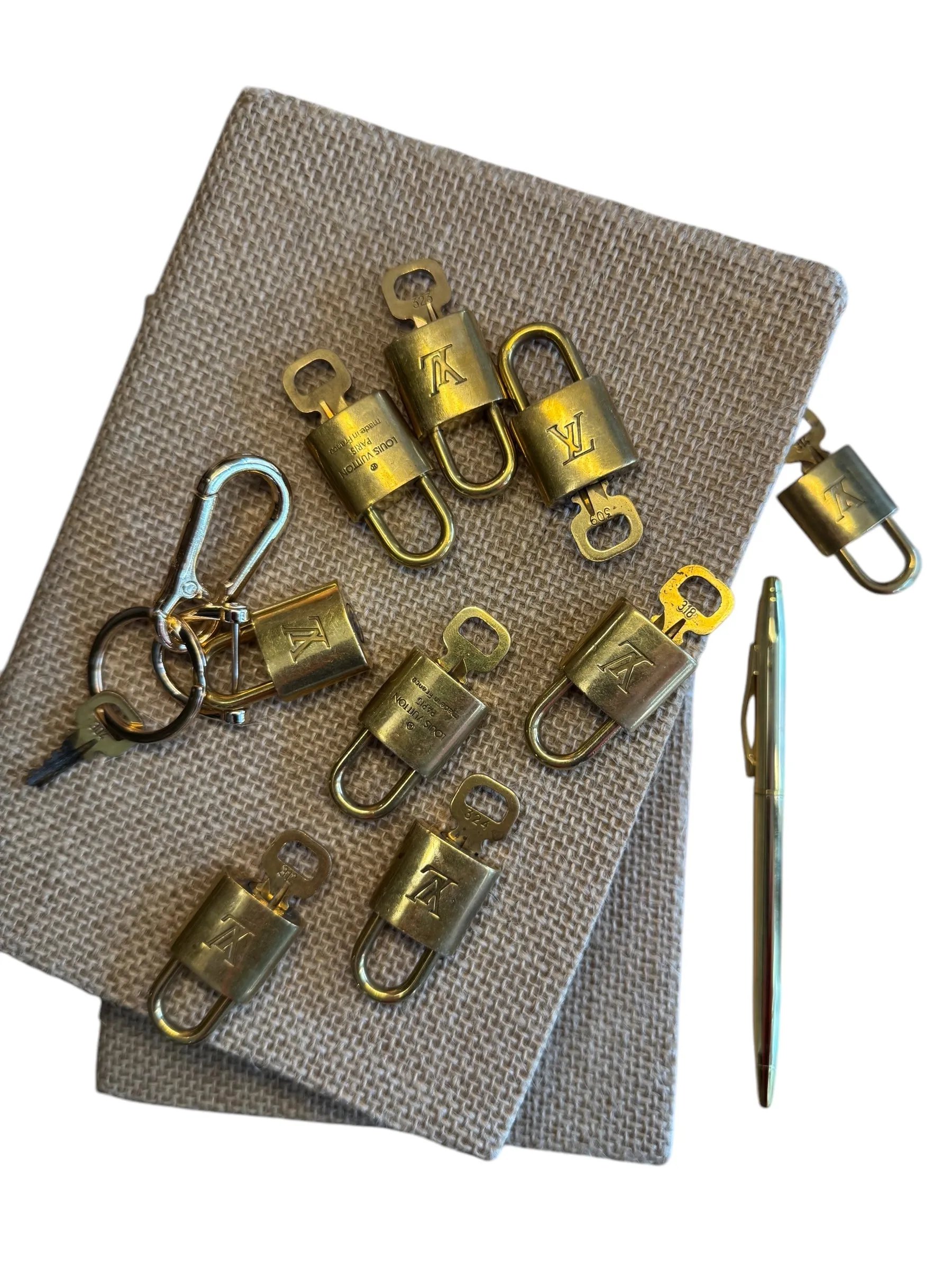 Louis Vuitton Vintage Lock and Numbered Key