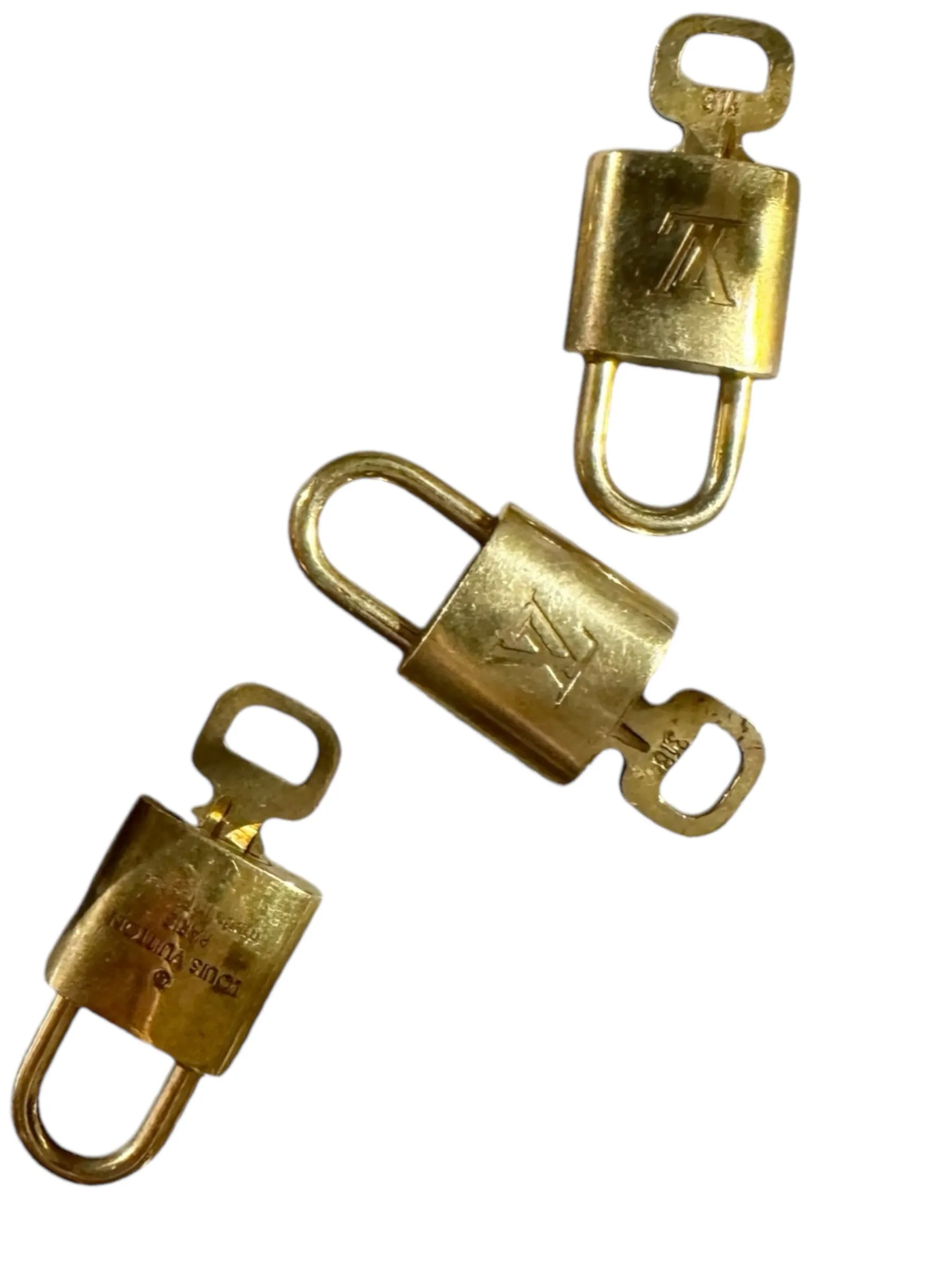 Louis Vuitton Vintage Lock and Numbered Key