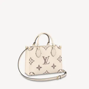 Louis Vuitton White Empreinte Onthego PM M45654