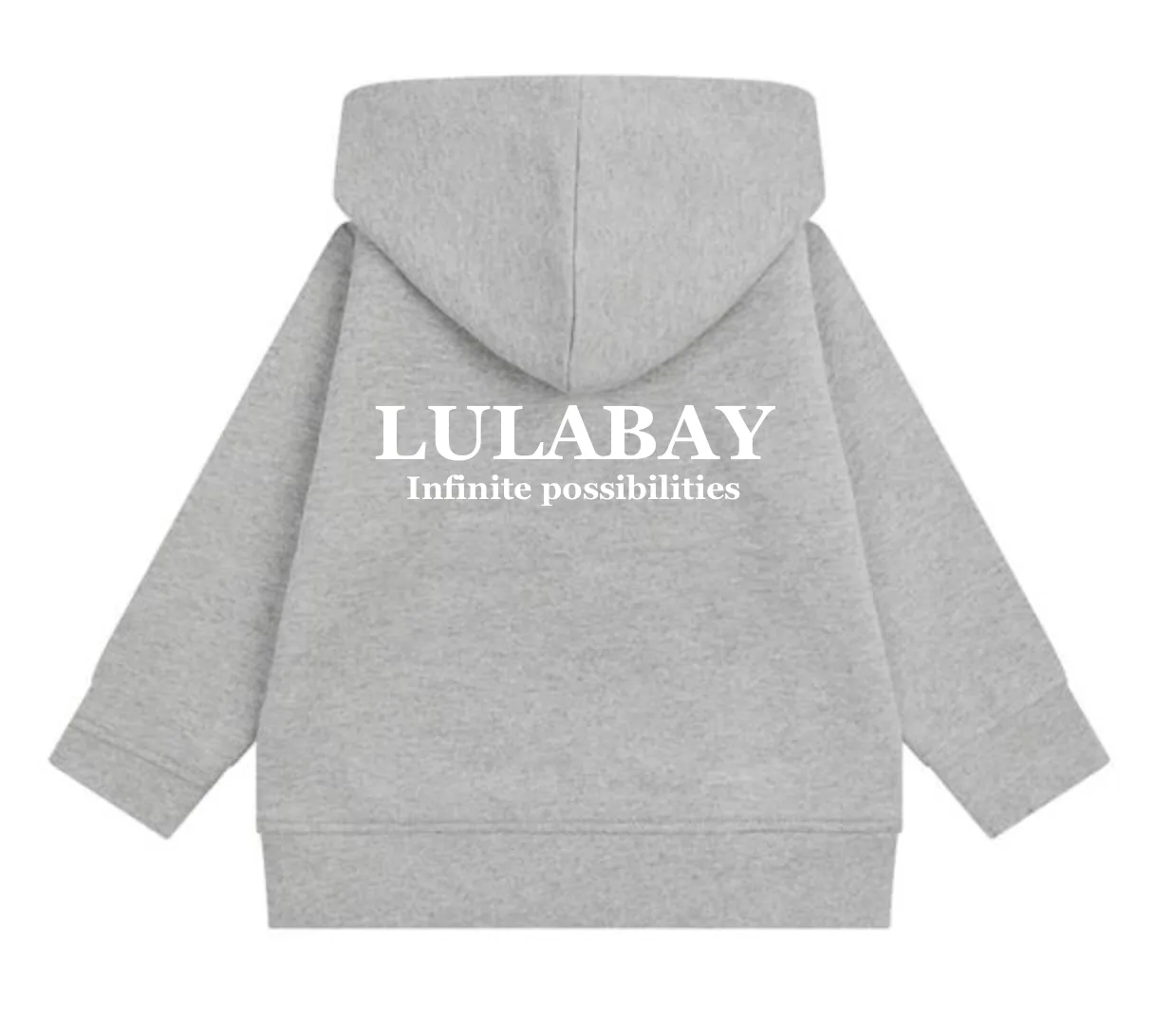 Lulabay baby sustainable personalised hoody